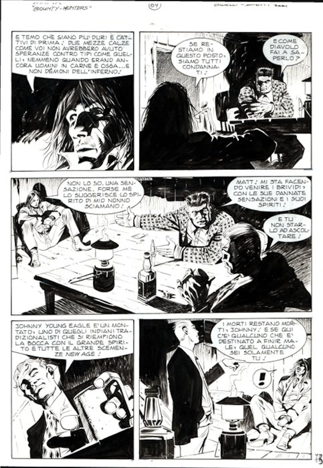Dotti, Maurizio - 1 Original page - Dampyr #28 - "La...