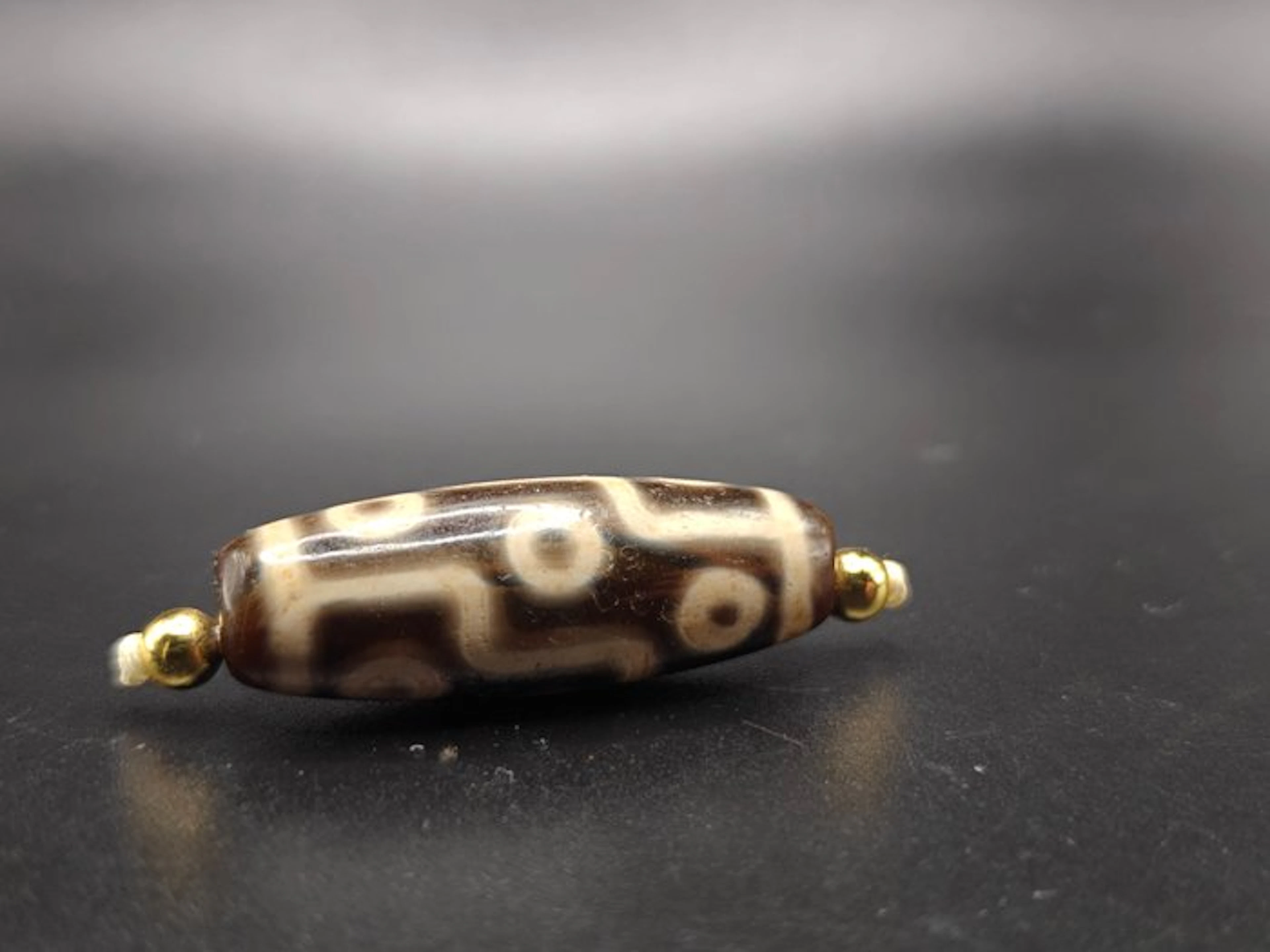 Very Old Tibetan Agate 9 Eyes Dzi - For Health