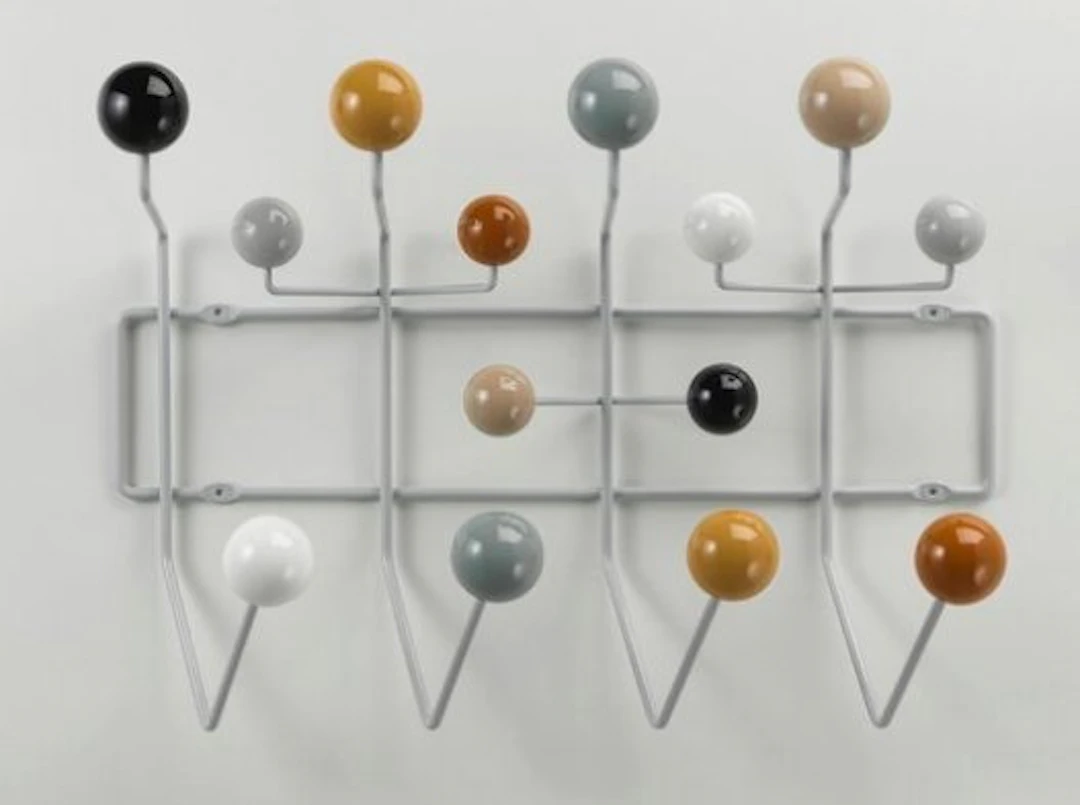 Vitra - Charles & Ray Eames - Coat rack - Hang it all - Wood, Steel