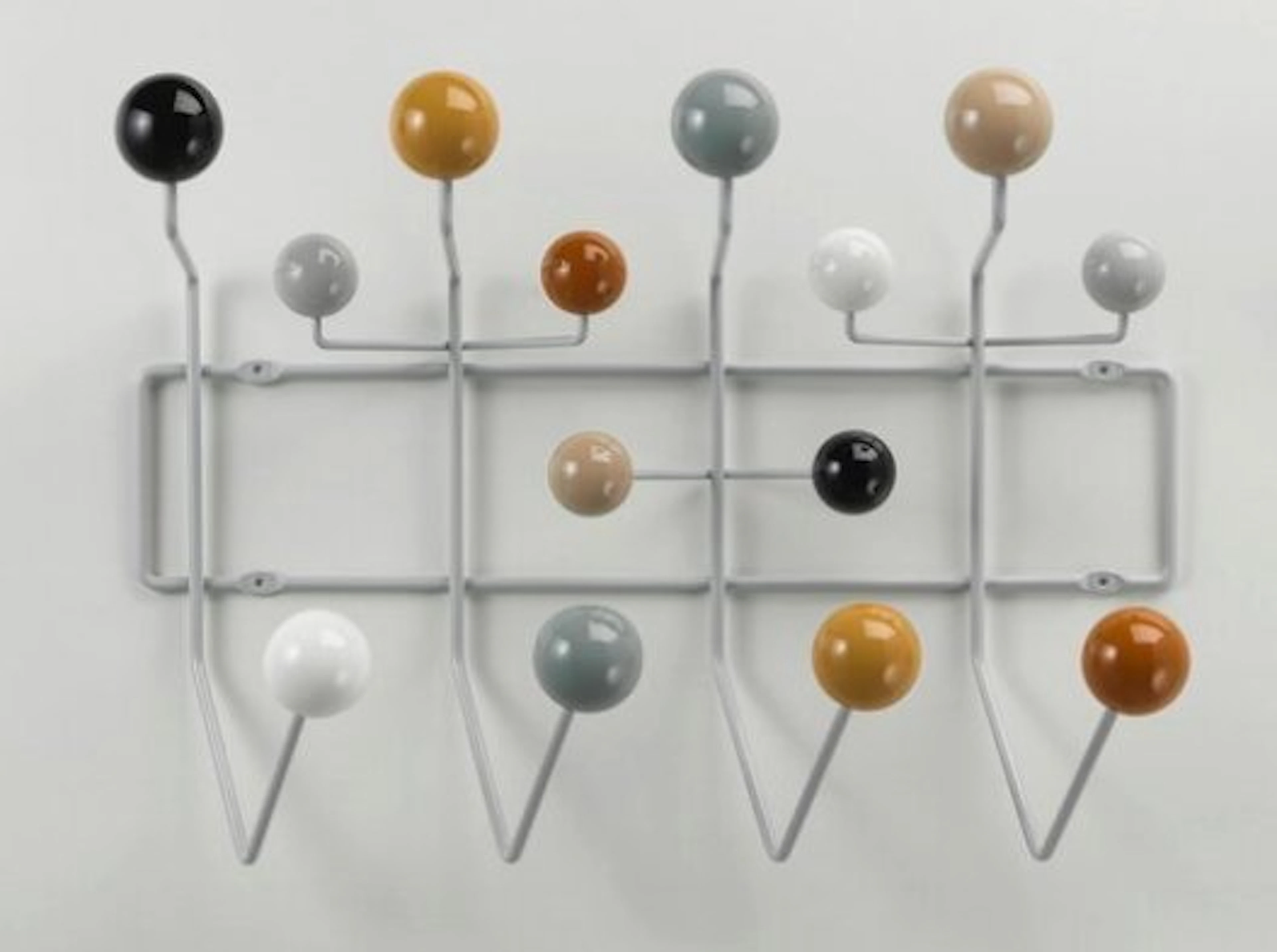 Vitra - Charles & Ray Eames - Coat rack - Hang it all - Wood, Steel