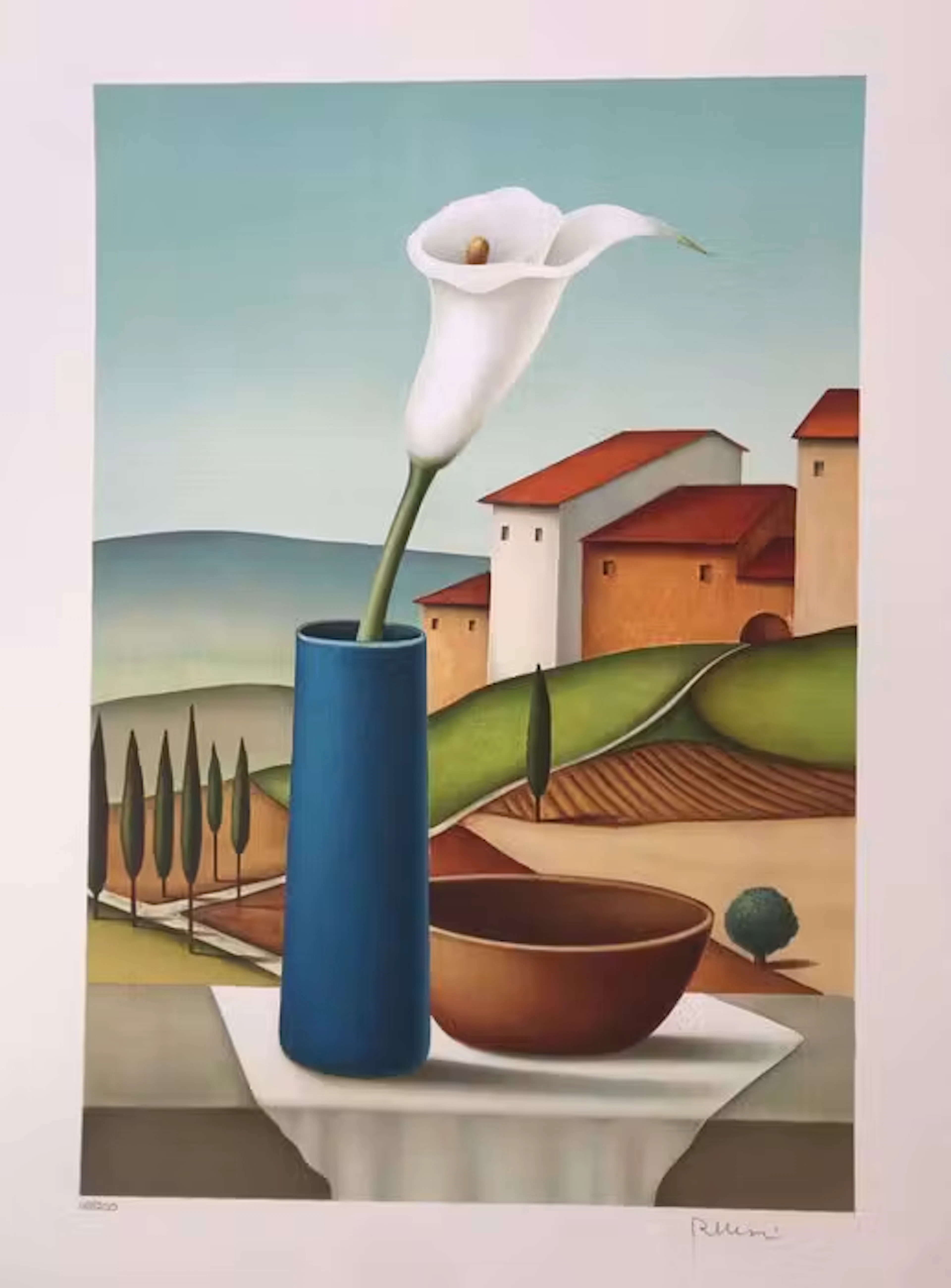 Roberto Masi (1940-2011) - Vaso con Calla