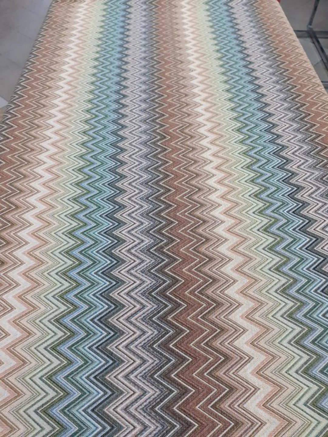 Upholstery fabric - 2.3 m - 2.8 m - Gobelin Zigzag Design
