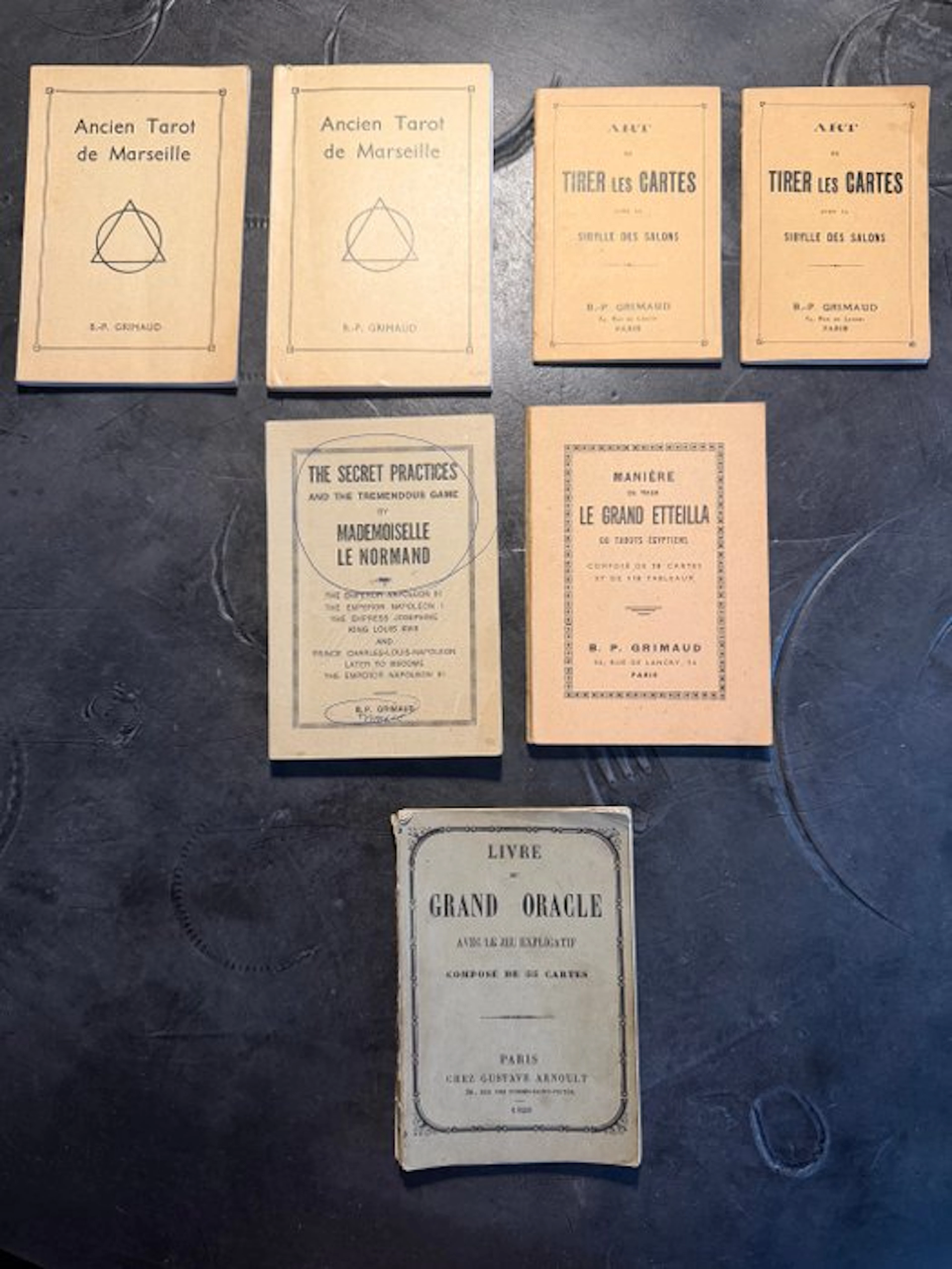 B.P. Grimaud; Mademoiselle Le Normand - Lot with 7...