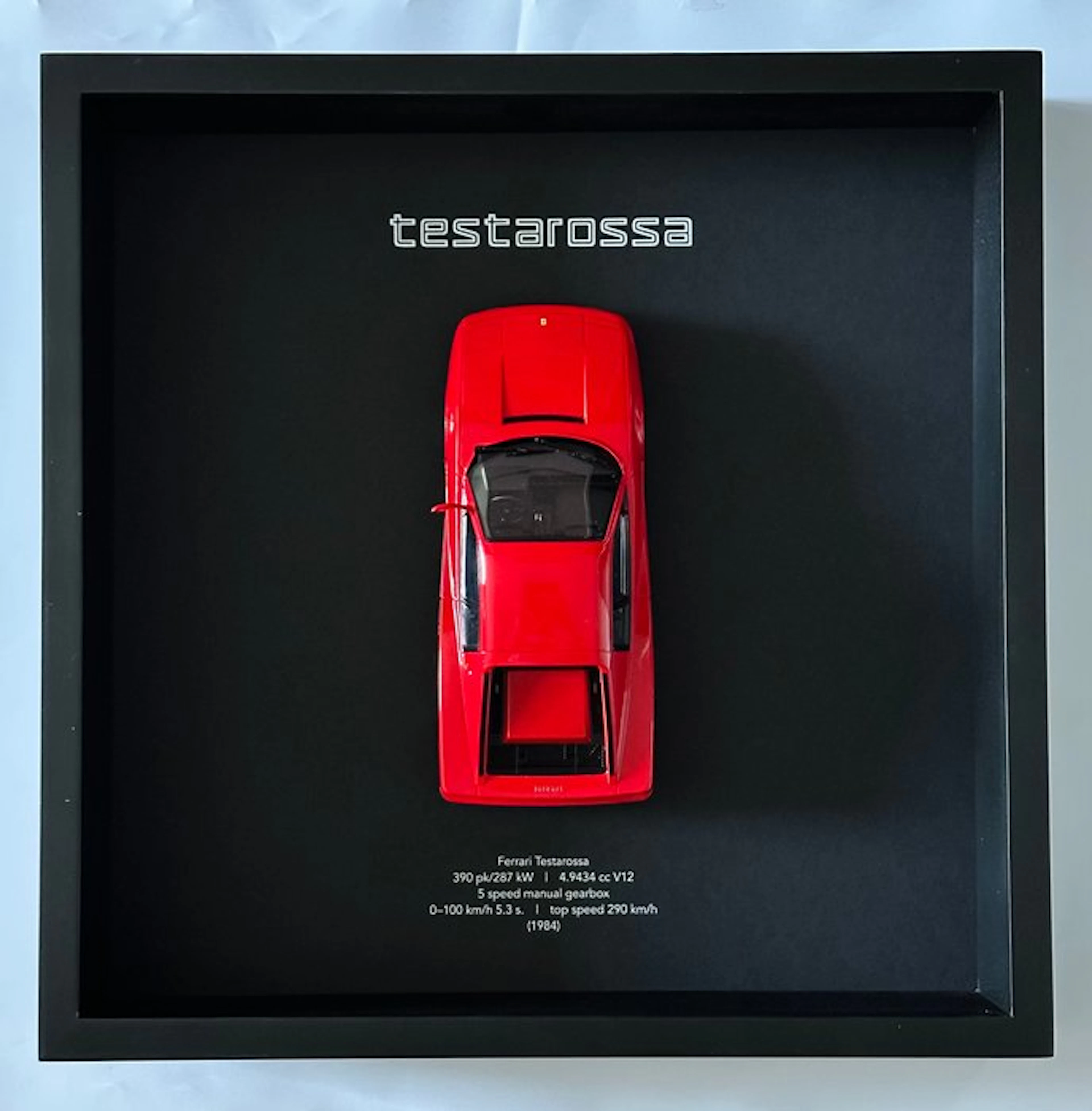 Artwork - Ferrari - Ferrari Testarossa Monospecchio - 1984 - XL FRAME