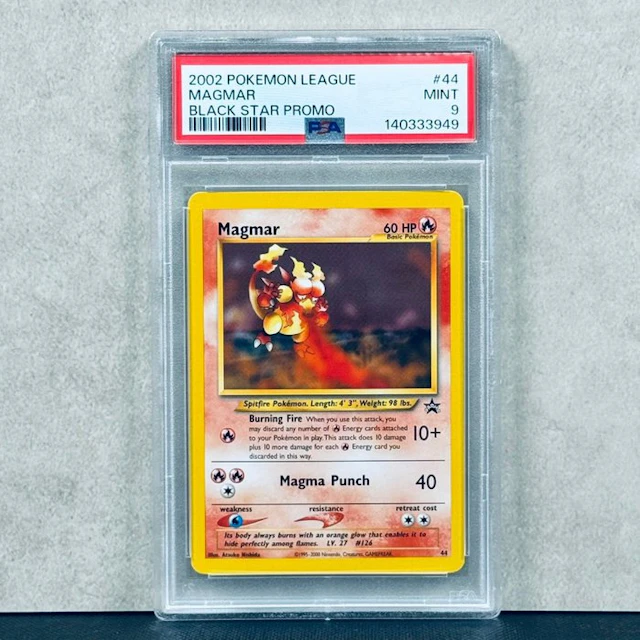 Pokémon Graded card - Magmar #44 2002 Pokemon League...