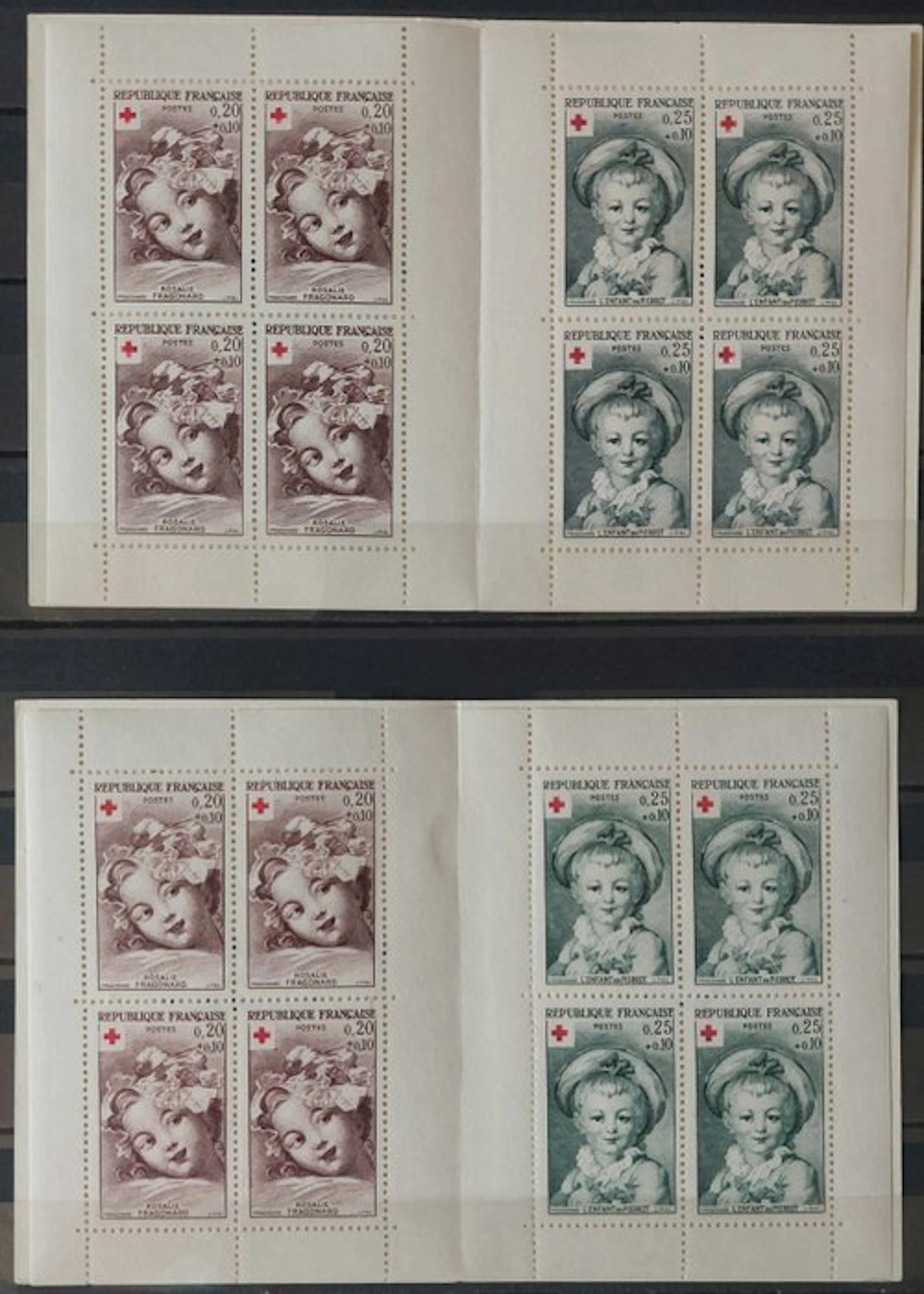 France 1962/1962 - Red Cross notebook 2011a year 1962 - Y&T Carnet CR 2011a