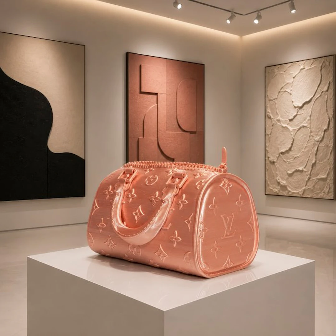 Andy Pop (XX-XXI) - Vuitton Couture Bag — Rose Champagne...