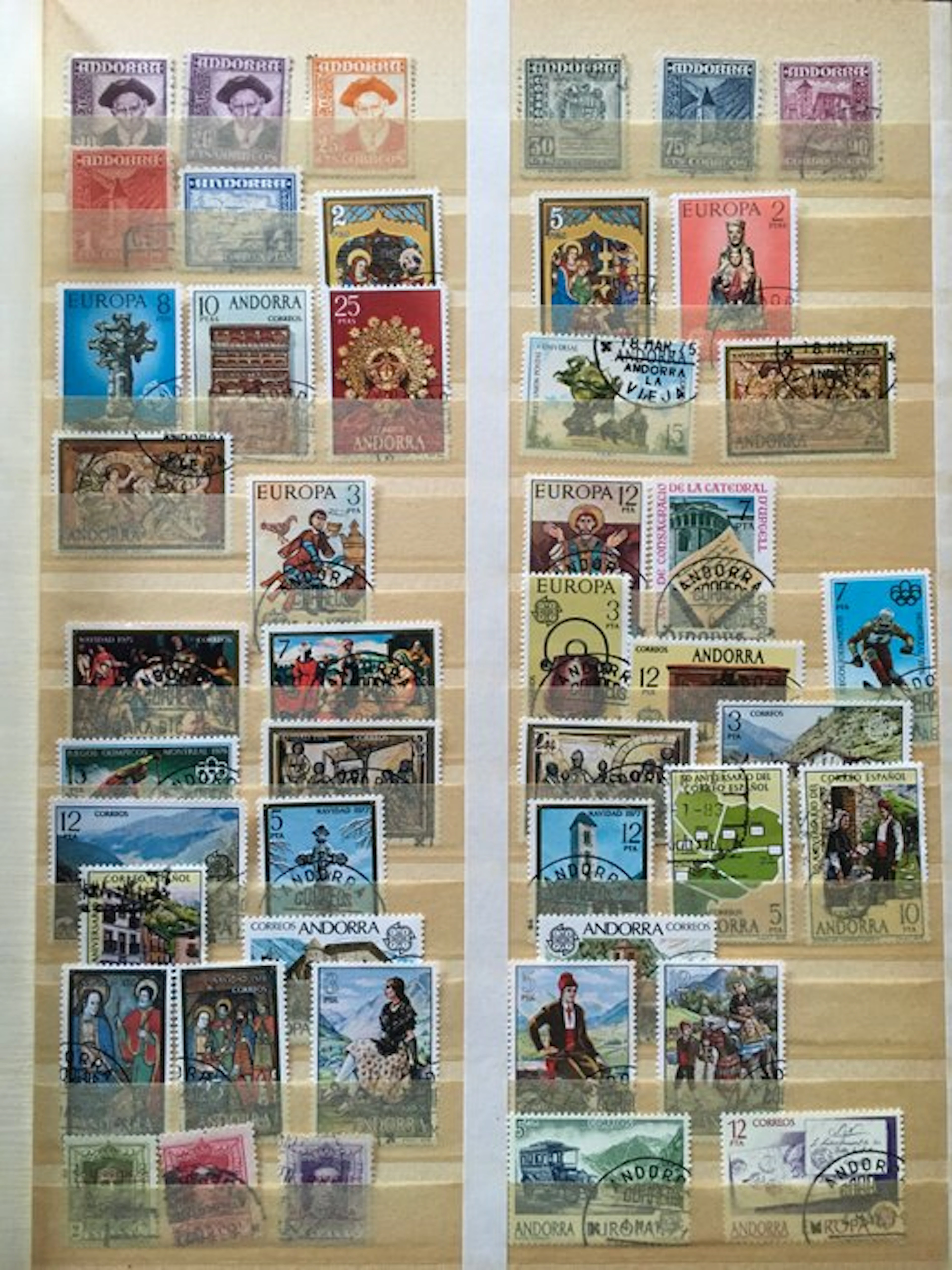 World - Two albums and album leaves from various...