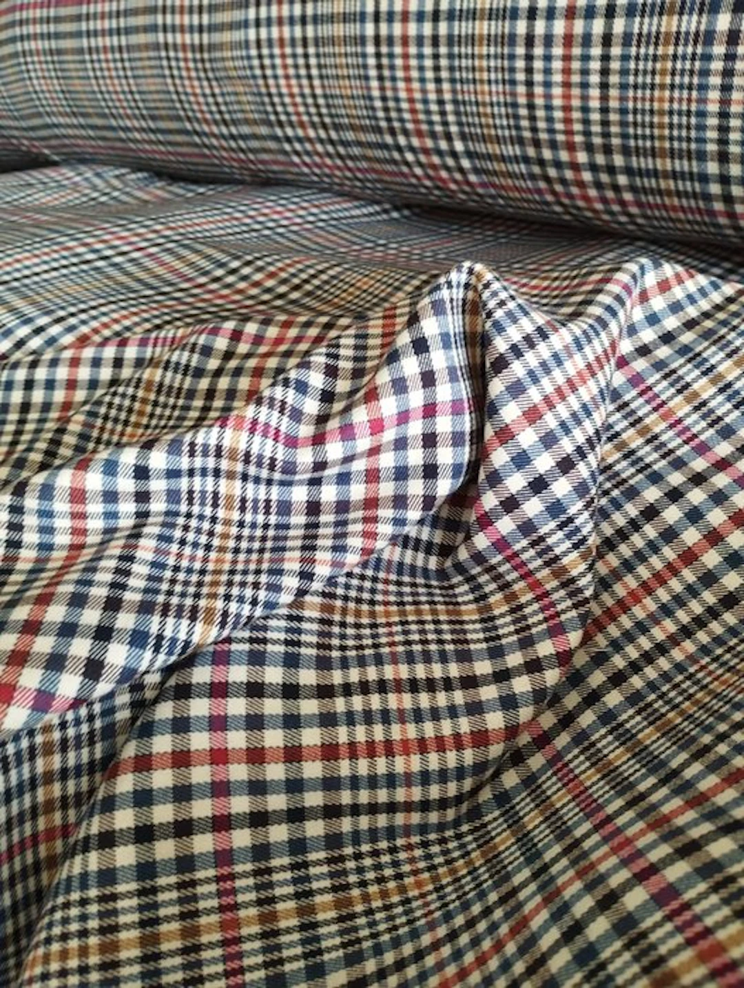 Tartan in pure wool, high-weight, 400x140. - Textile - 400 cm - 140 cm