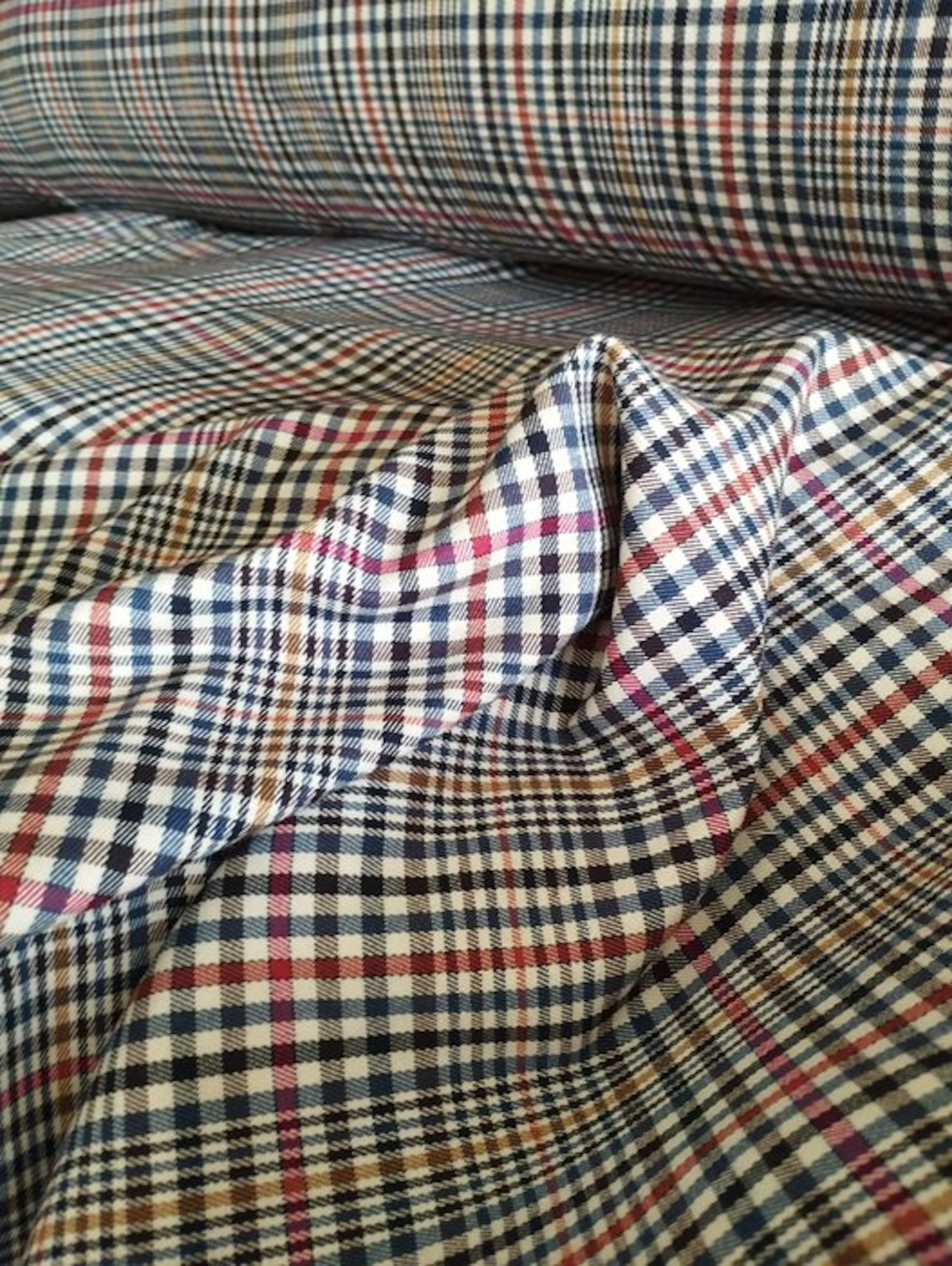 Tartan in pure wool, high-weight, 400x140. - Textile - 400 cm - 140 cm