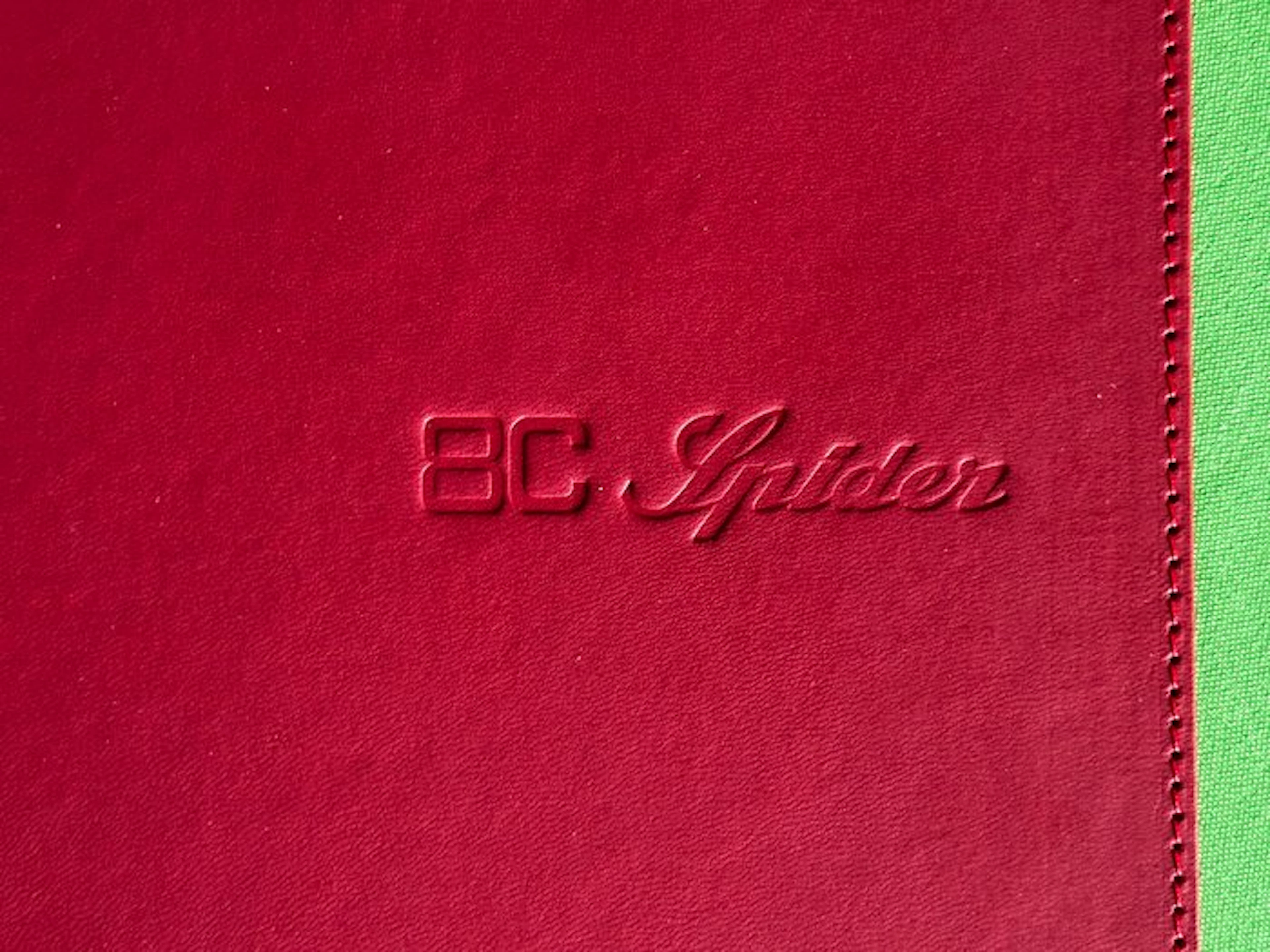 Brochure - Alfa Romeo - 8C Spider leather bound catalogue with purchase