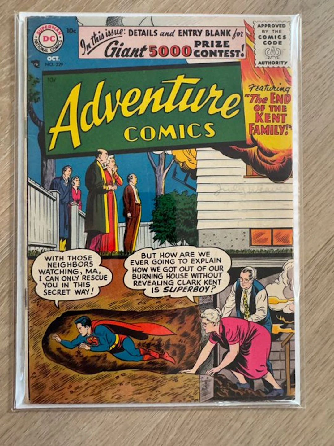 Adventure Comics 229 - Adventure Comics 1st Silver Age...