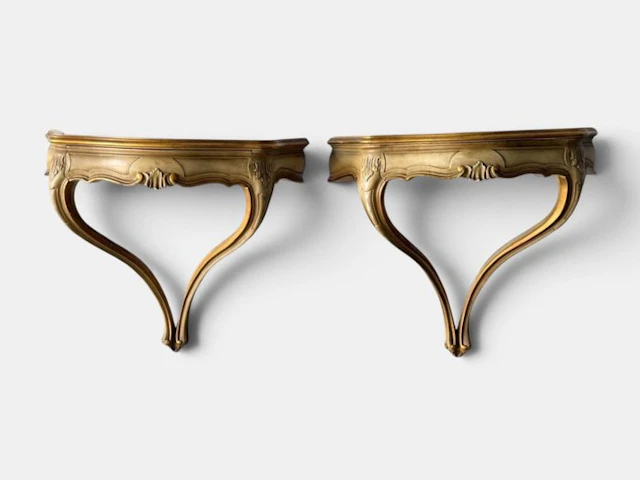 Wall shelf unit - Wood - Rococo shelf