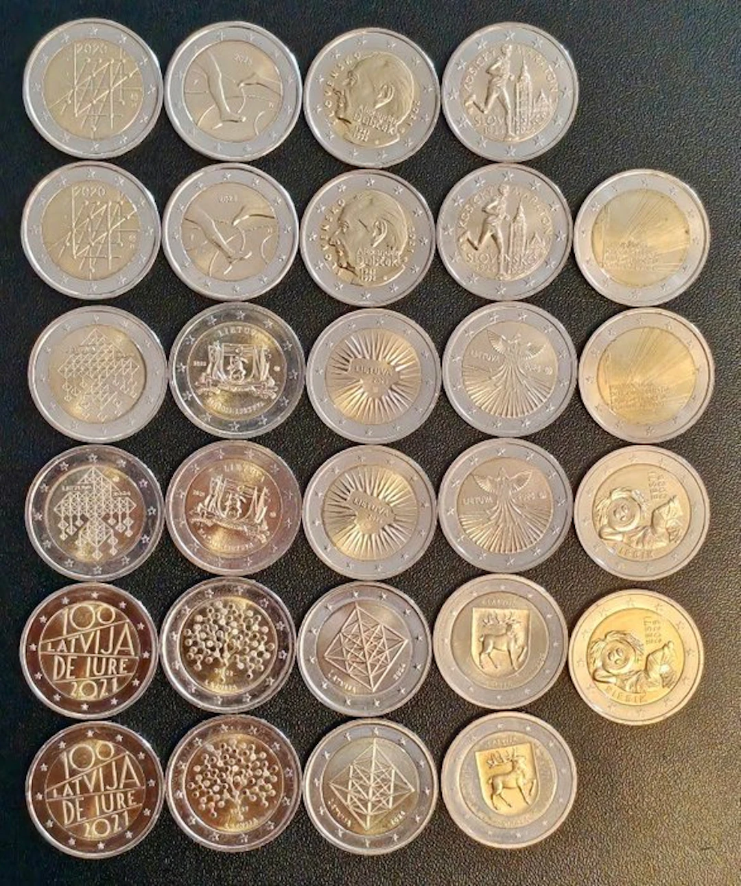 Europe. 2 Euro 2020/2026 (28 coins) (No reserve price)