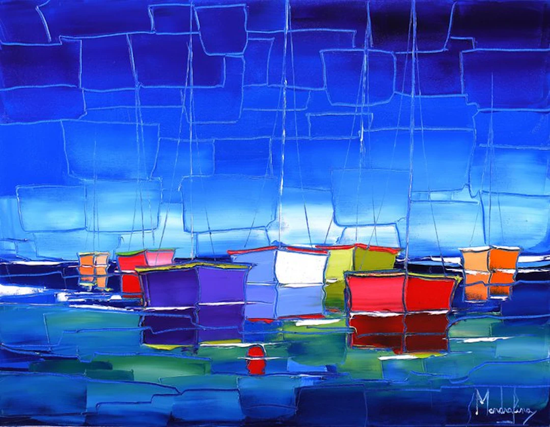 Caroline Mandrafina - Pfleger " Petit port du Morbihan "