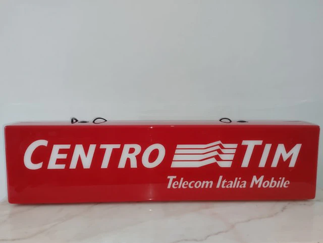 TIM Center - Lighted sign - Plastic