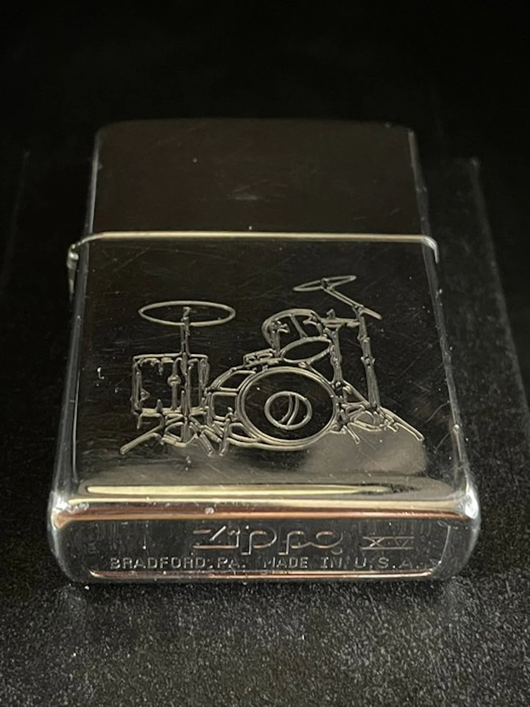 Zippo - ZIPPO MUSICAL BATTERIE - gravé - No reserve price...