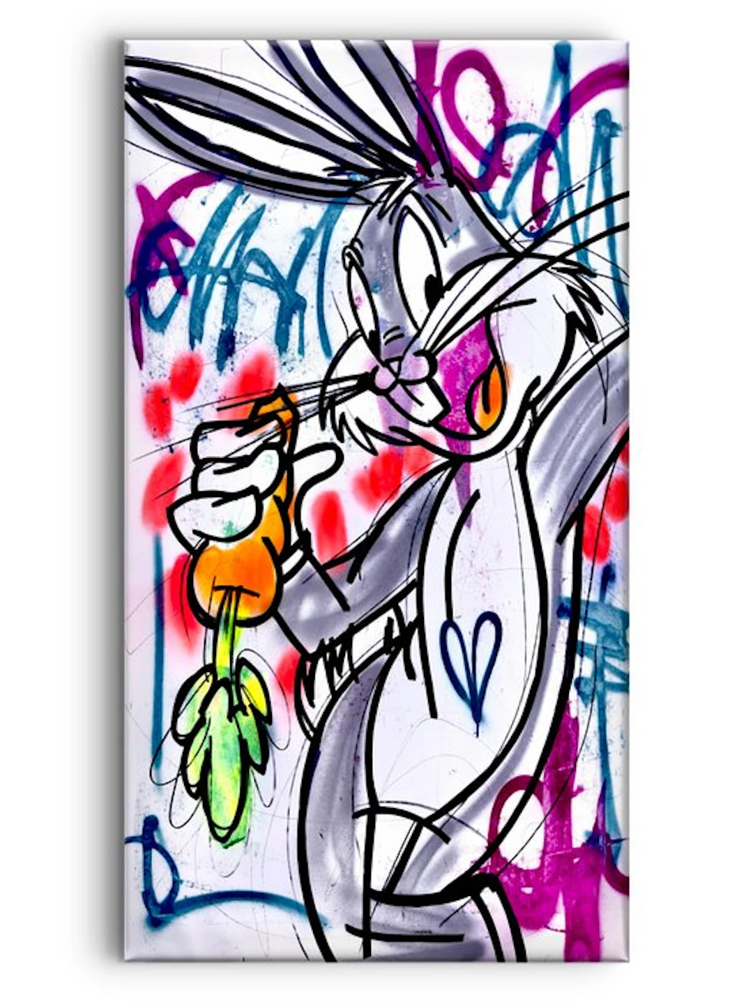 LACRISS (1990) - Bugs B. - Original Paint 100% - (154 x 95 cm XXL)