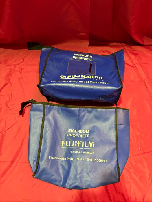 Fuji 2x Fujifilm / Fujicolor transport- en opbergtassen –...