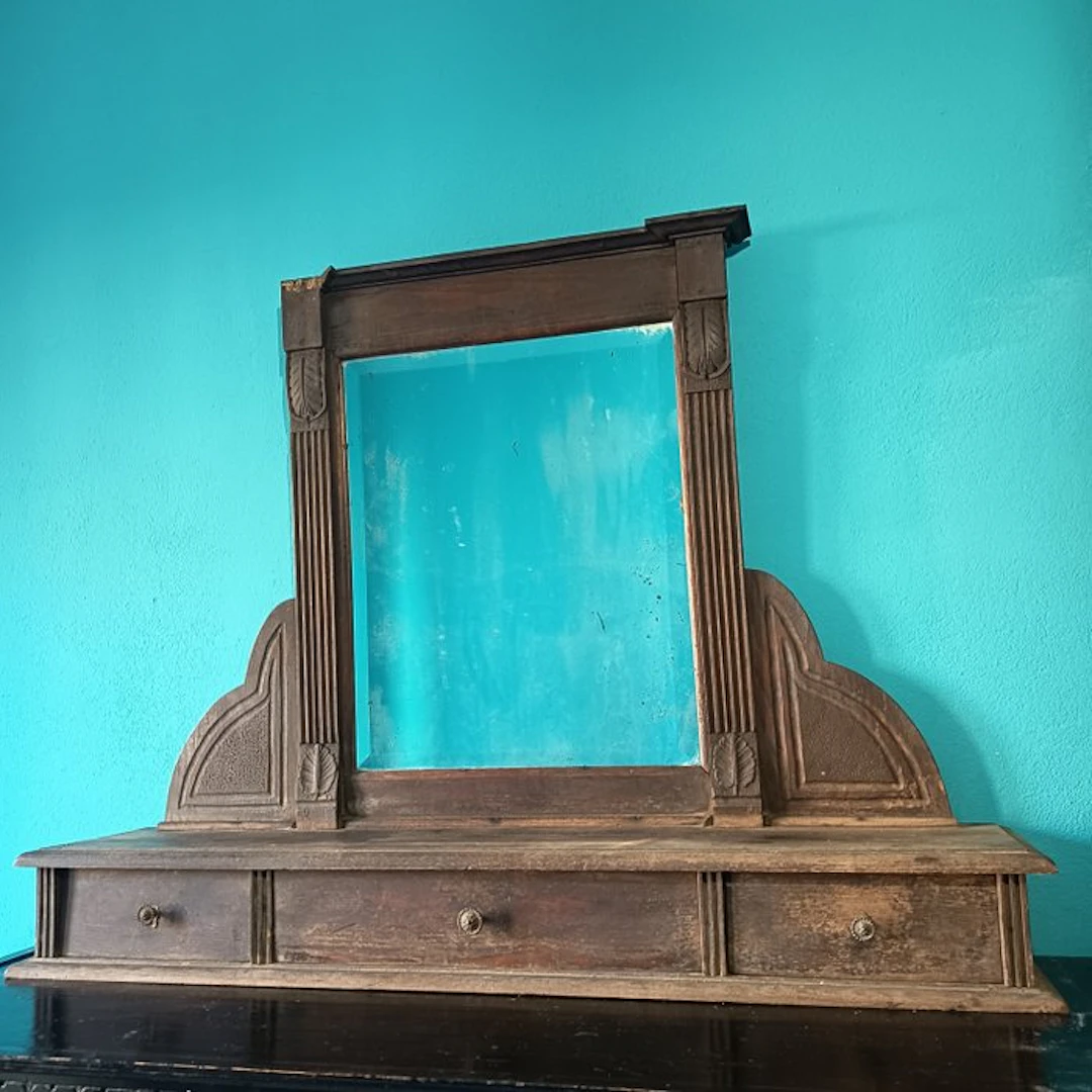 Wall mirror - Chestnut