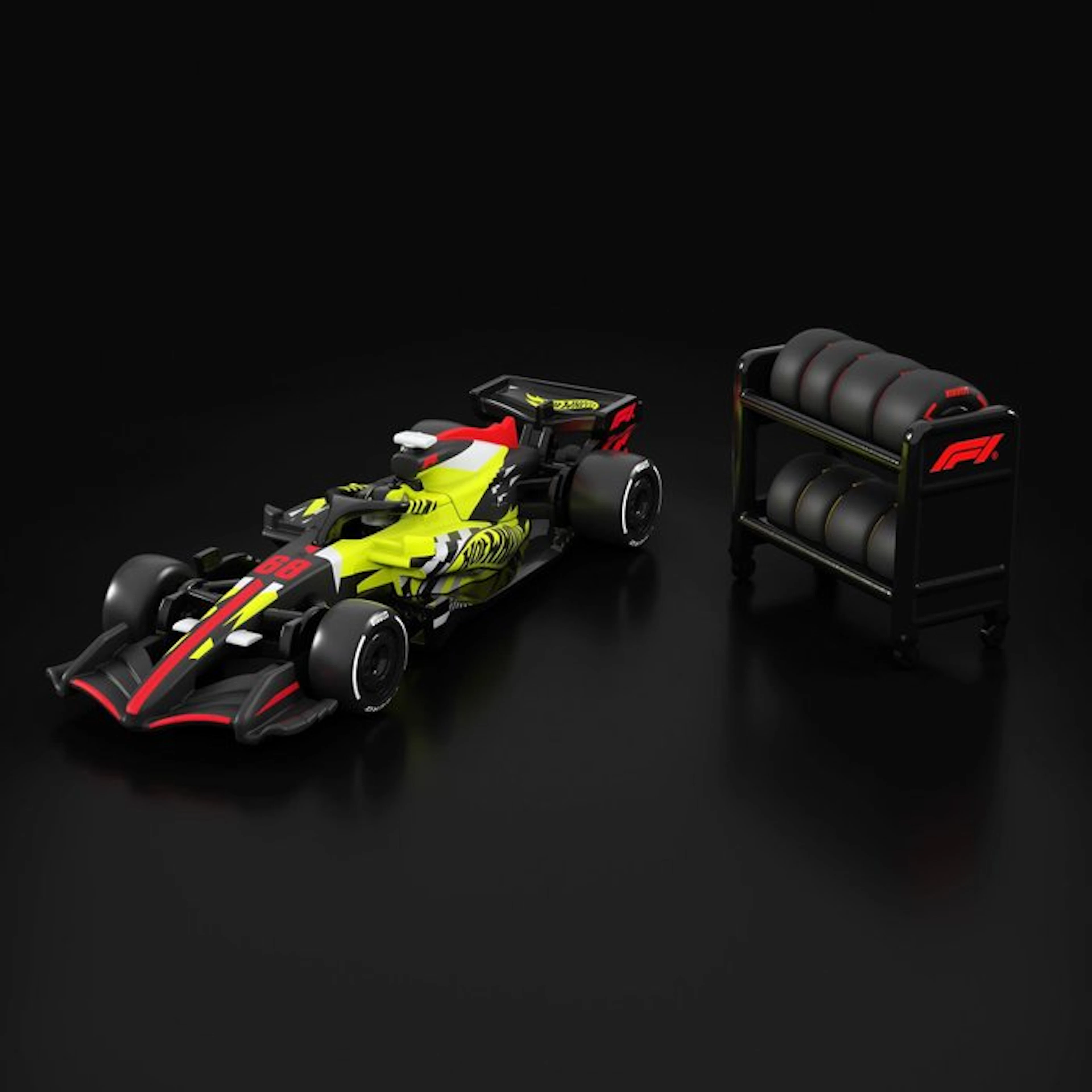 Hot Wheels 1:64 - Model car - Formel 1 Rennwagen Hot Wheels