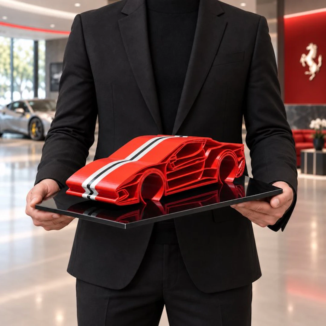 Ferrari 296 GTB - 1/12 Scale - XXL Car Sculpture - 02/30...
