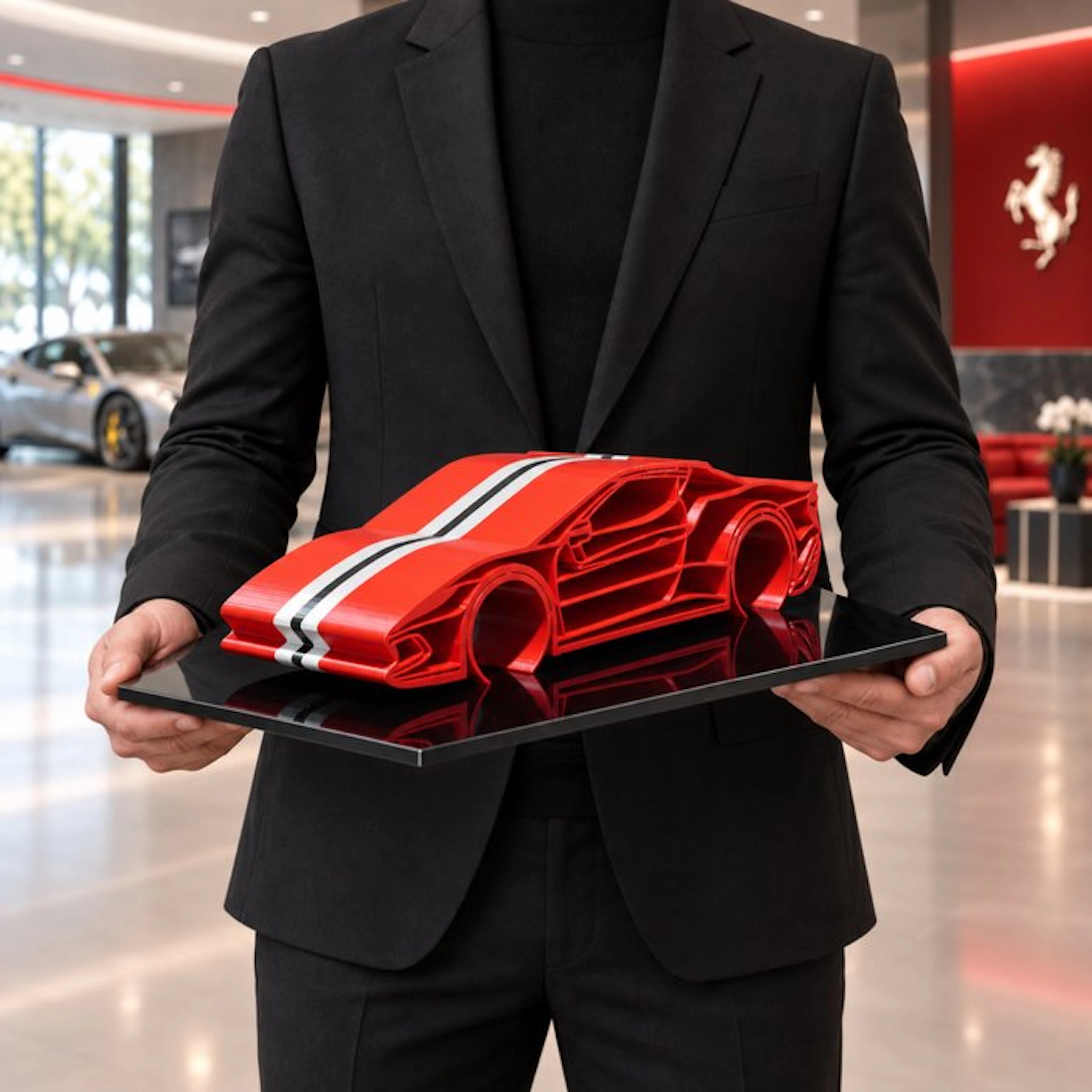 Ferrari 296 GTB - 1/12 Scale - XXL Car Sculpture - 02/30...