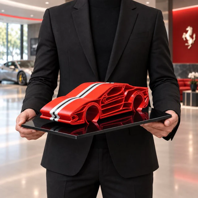 Ferrari 296 GTB - 1/12 Scale - XXL Car Sculpture - 02/30...