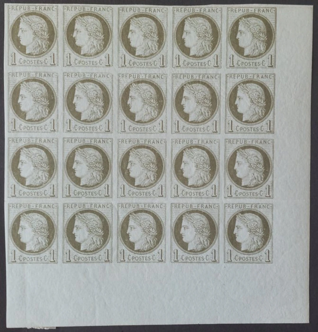France 1872 - Ceres smooth-edged