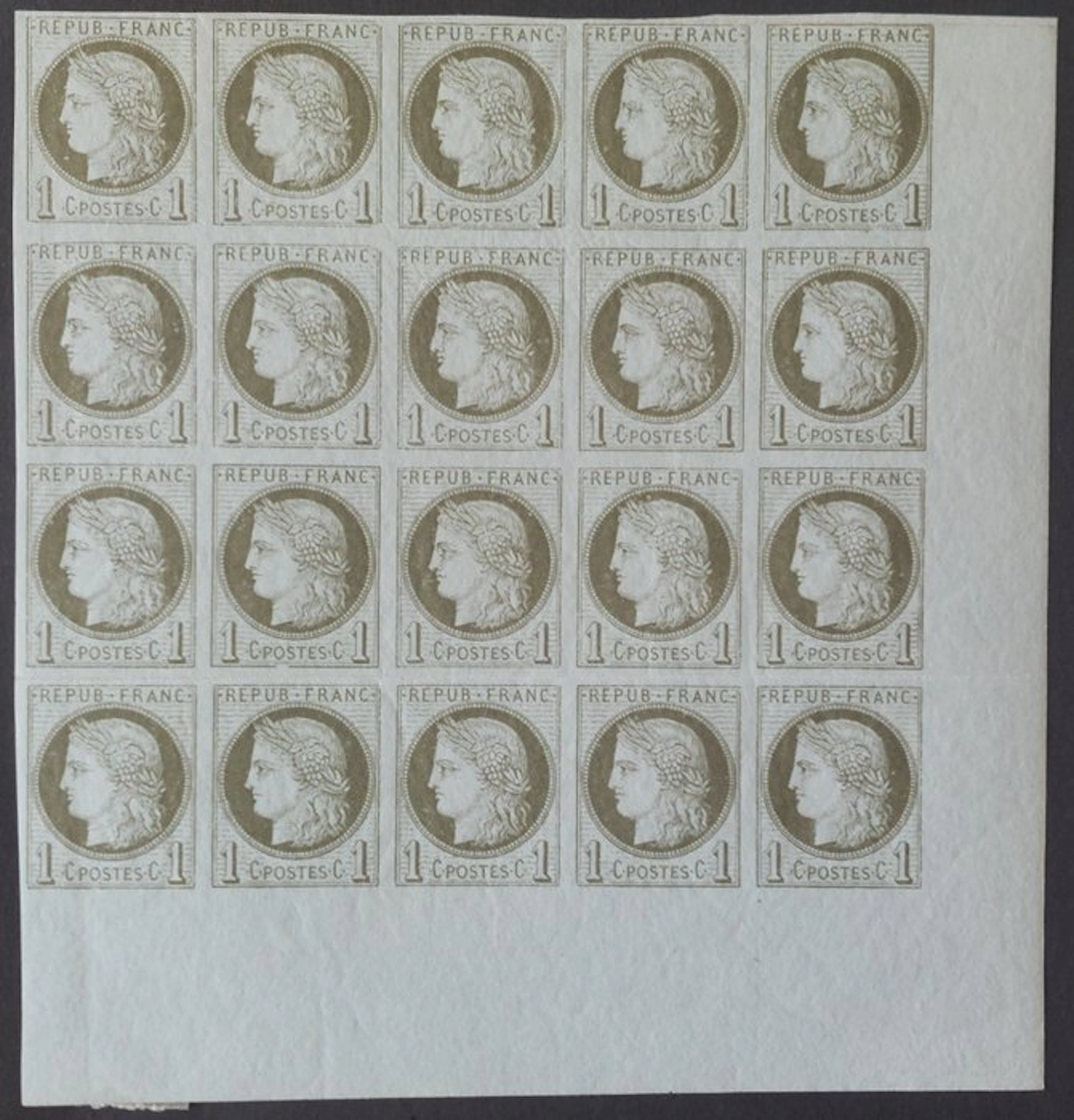 France 1872 - Ceres smooth-edged