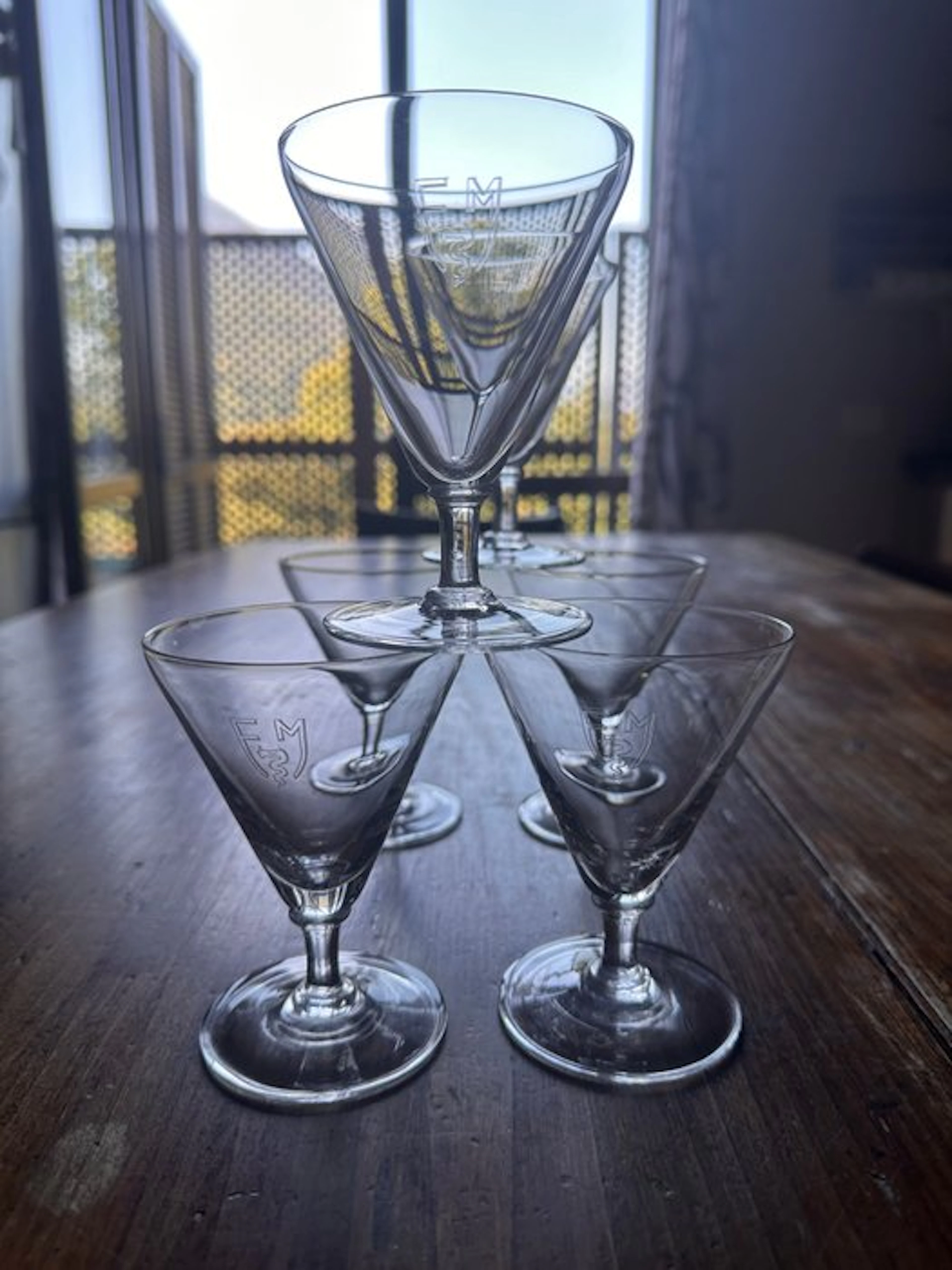 Drinking set for 6 (6) - Crystal - The Visconti Family