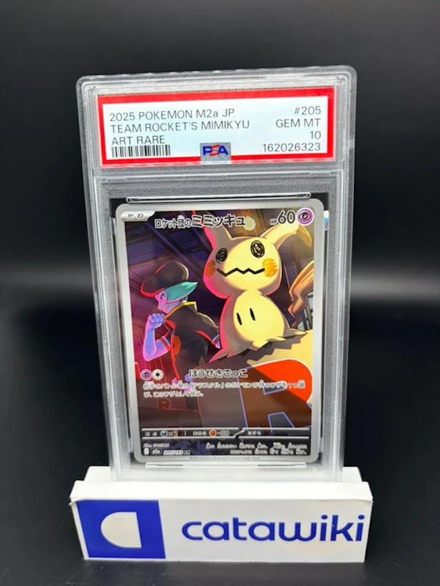 Pokémon - 1 Graded card - Team Rocket's Mimikyu - 205/193...
