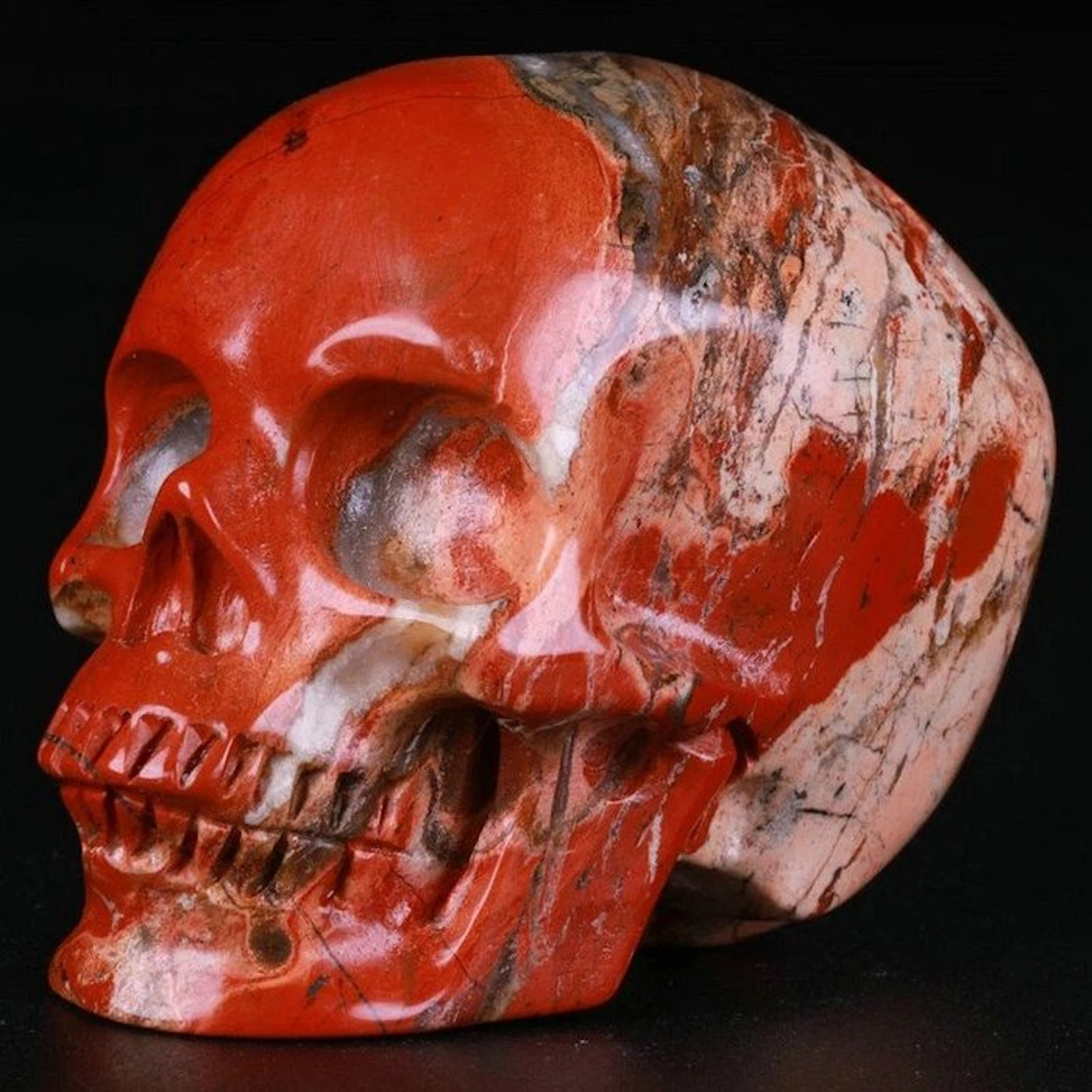 109g Red Jasper – blood-red earth in wild mosaic – 5.0 x...