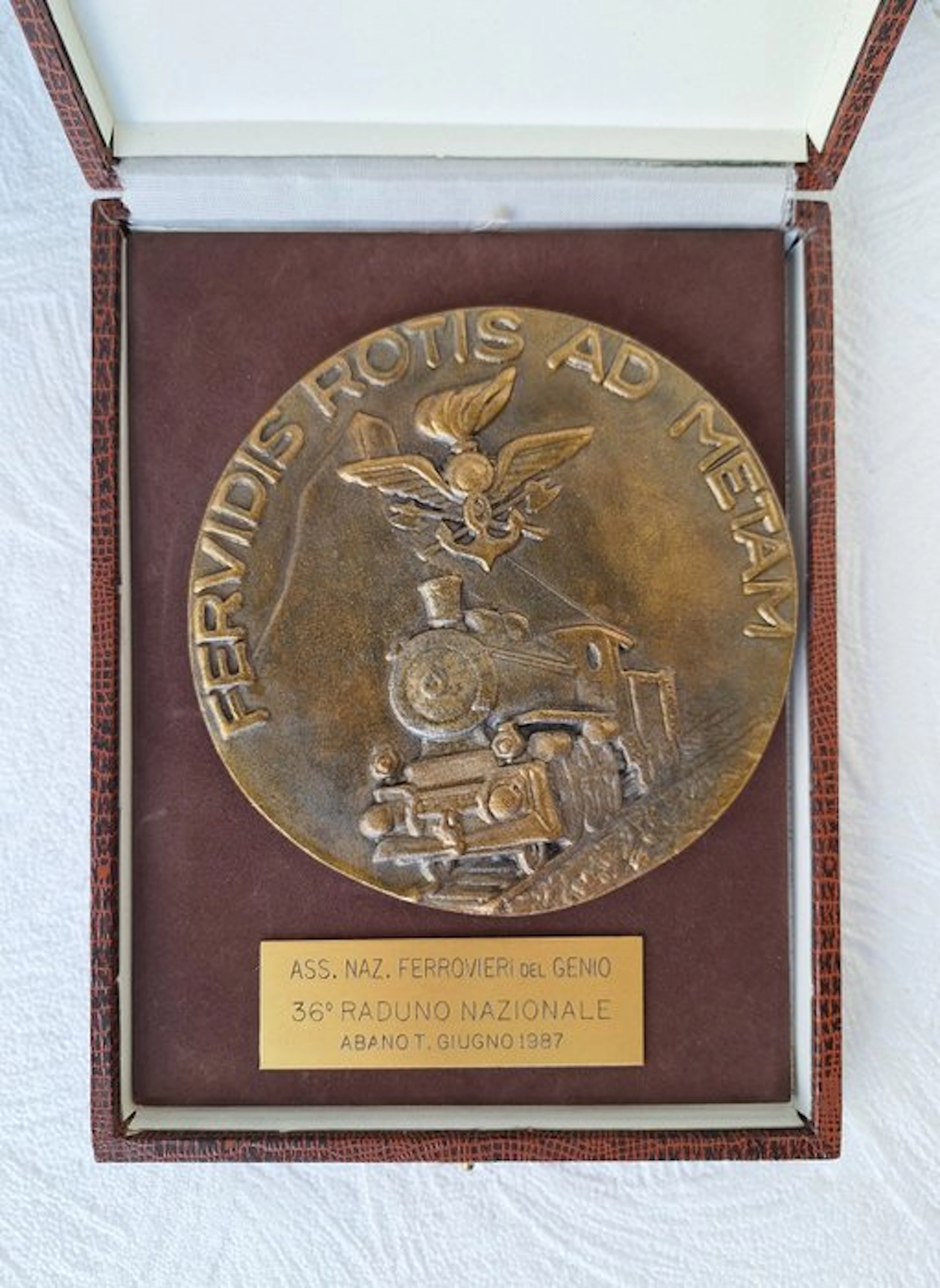 Art medal - Associazione Nazionale Ferrovieri Del Genio
