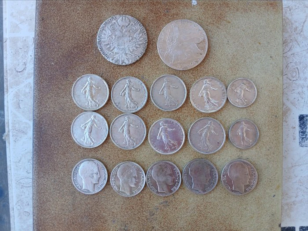 World. Collection of silver coins 1780/1960
