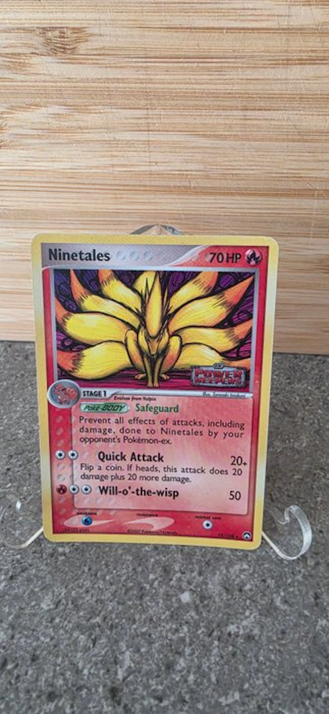 Pokémon - 1 Card - Ninetales 10/108 - EX