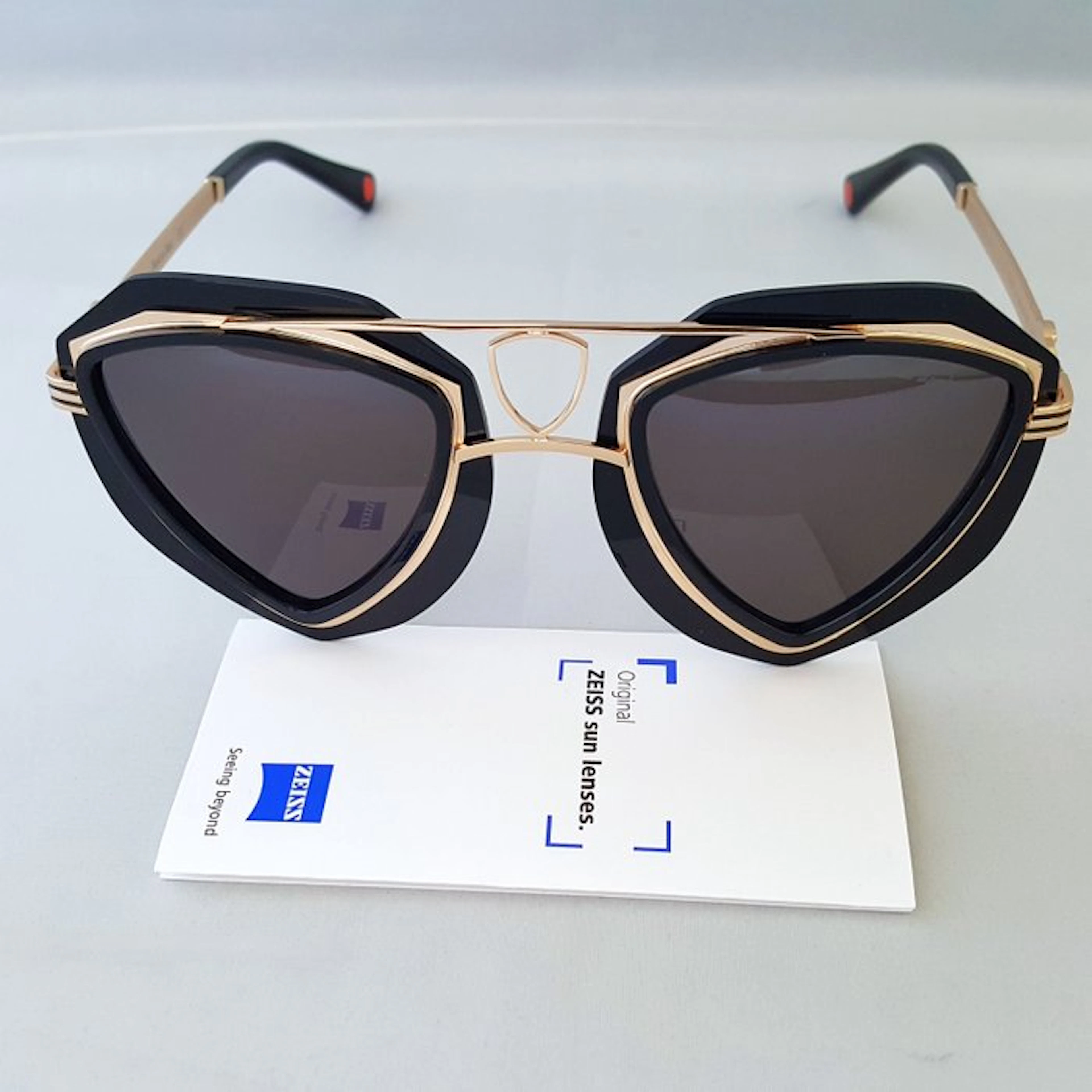 Other brand - Lamborghini - Shield Lenses - Gold - ZEISS...