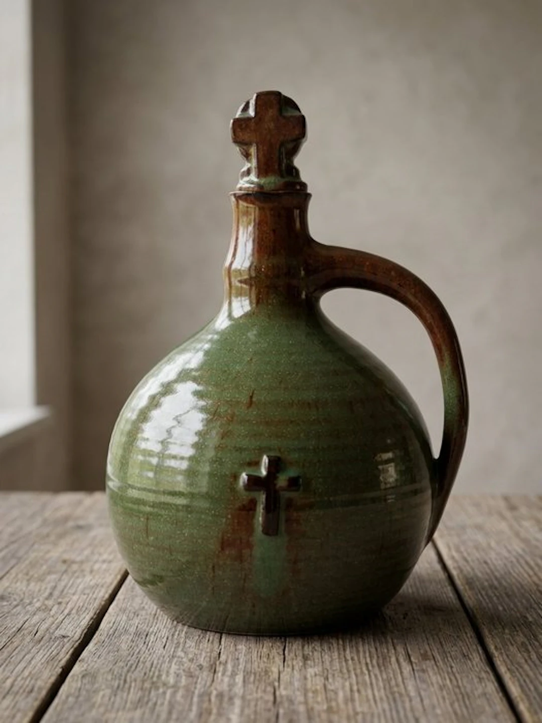 Willem Coenraad Brouwer - Jug - Pottery - Art Deco Holy Water Cruet
