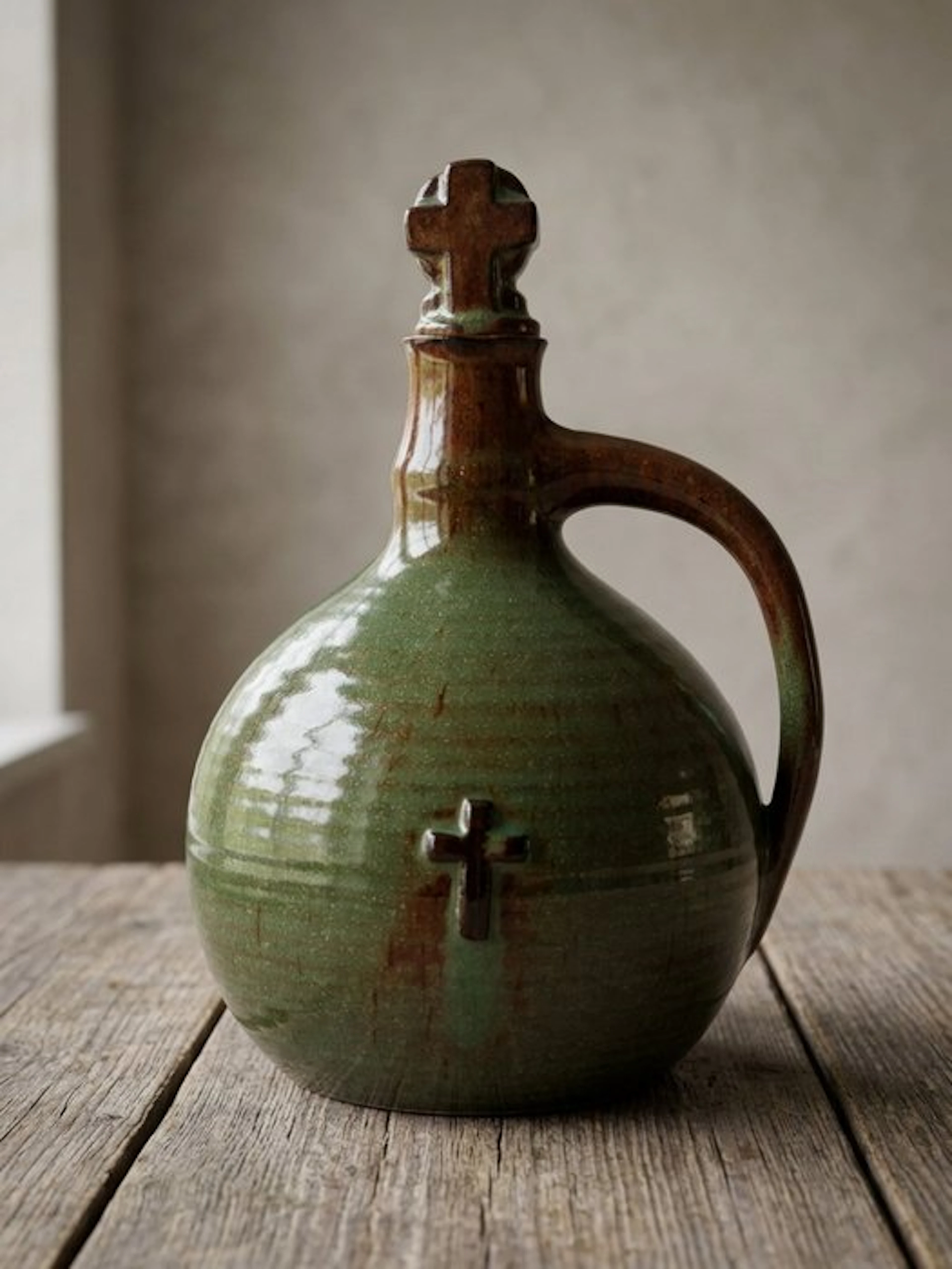 Willem Coenraad Brouwer - Jug - Pottery - Art Deco Holy Water Cruet