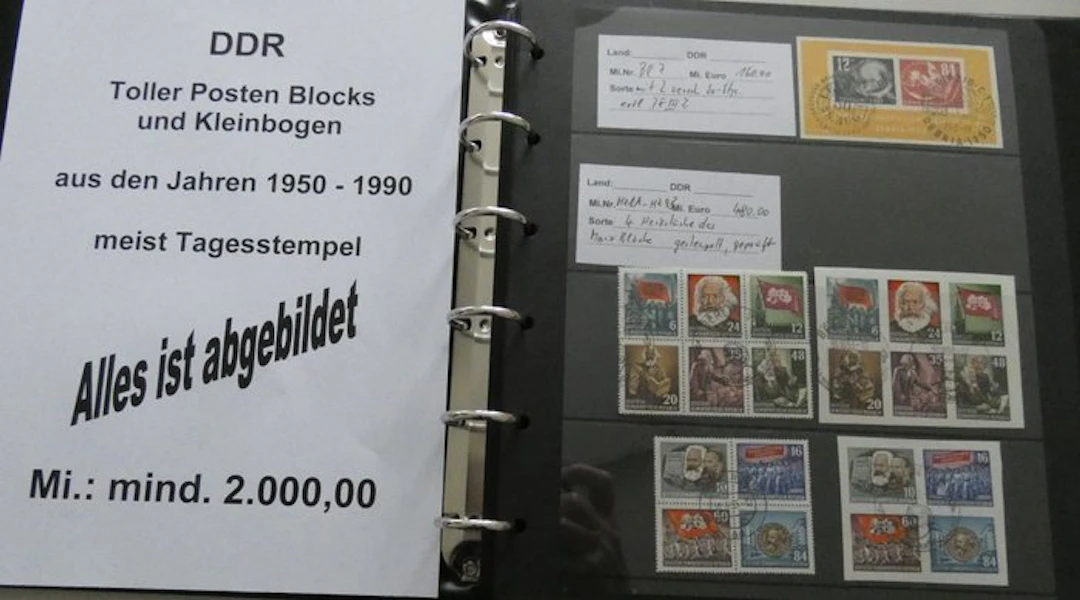 GDR 1950/1990 - East Germany: a nice collection of blocks...