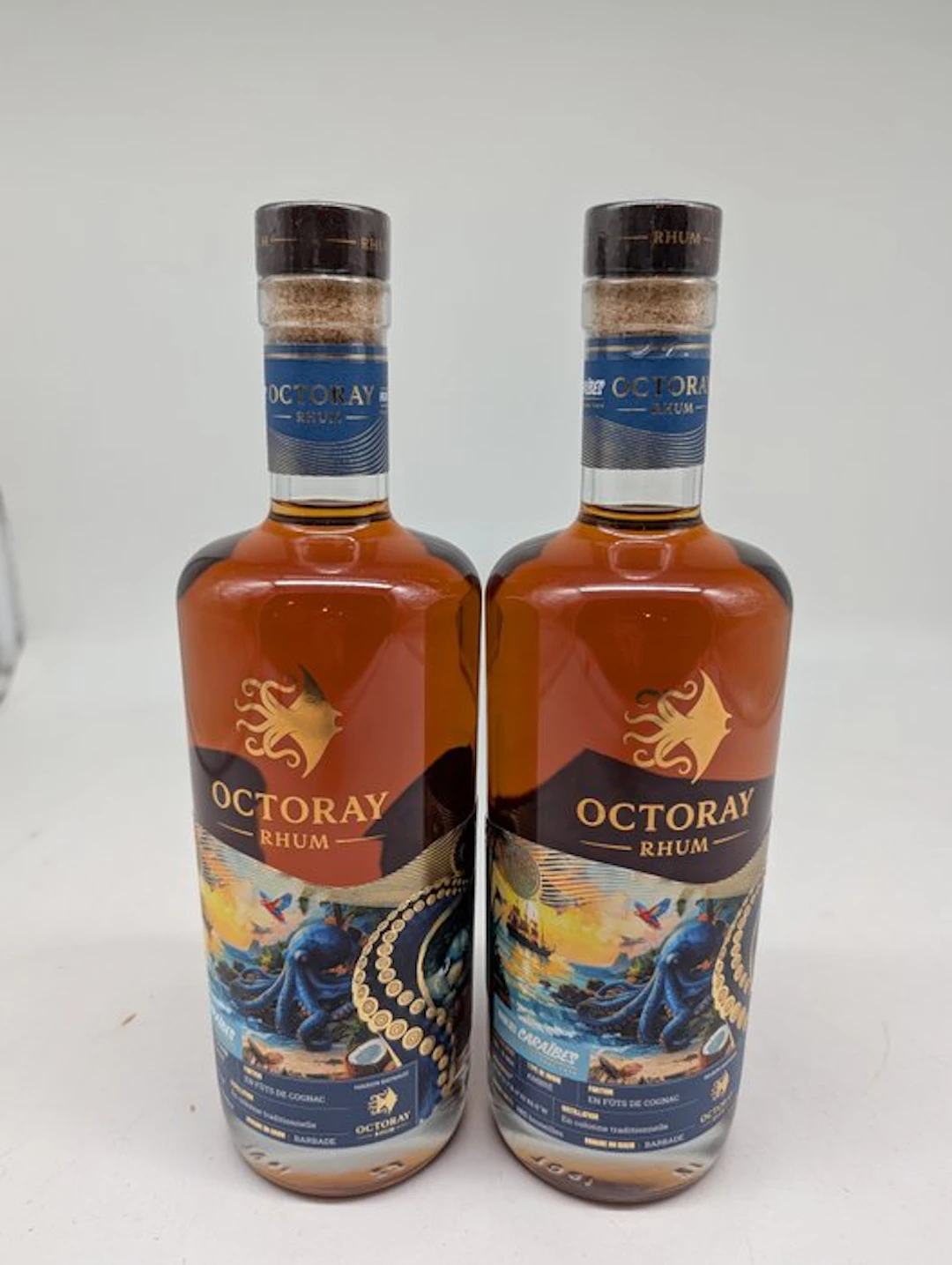 Octoray 6 years old - XO Cognac Cask Finish - 70cl - 2 bottles