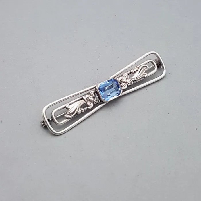 Silver, Art Deco - Brooch
