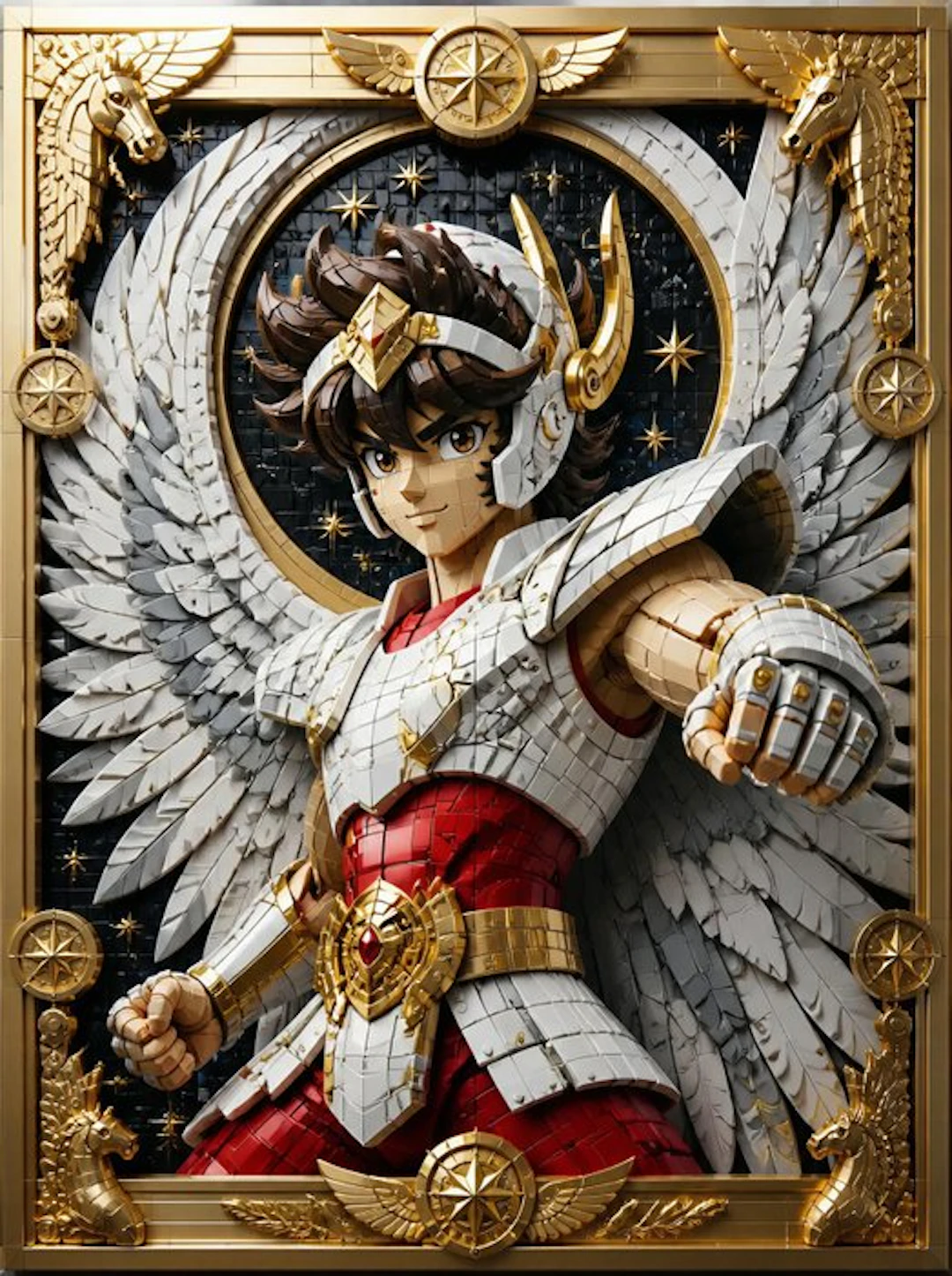 Maison D'art - Pegasus Golden Saint – Saint Seiya Art Tribute