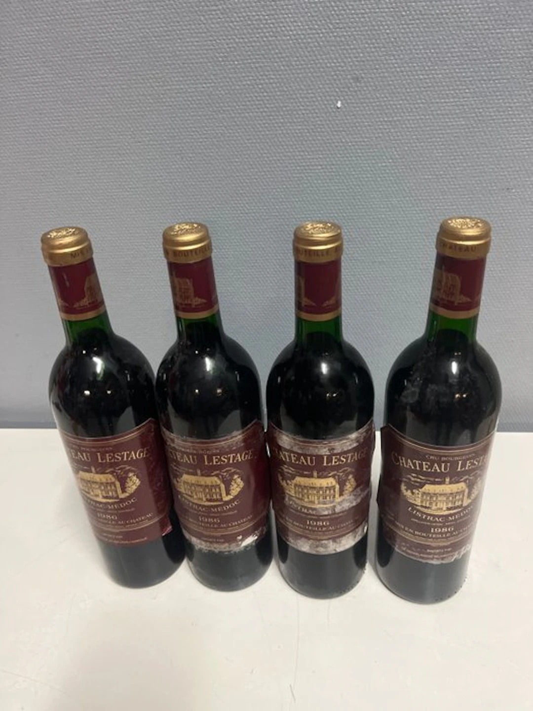 1986 Chateau Lestage - Listrac-Medoc - 4 Bottles (0.75L)