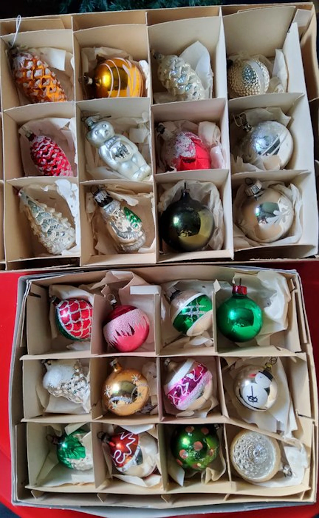 Christmas baubles (24) - Glass