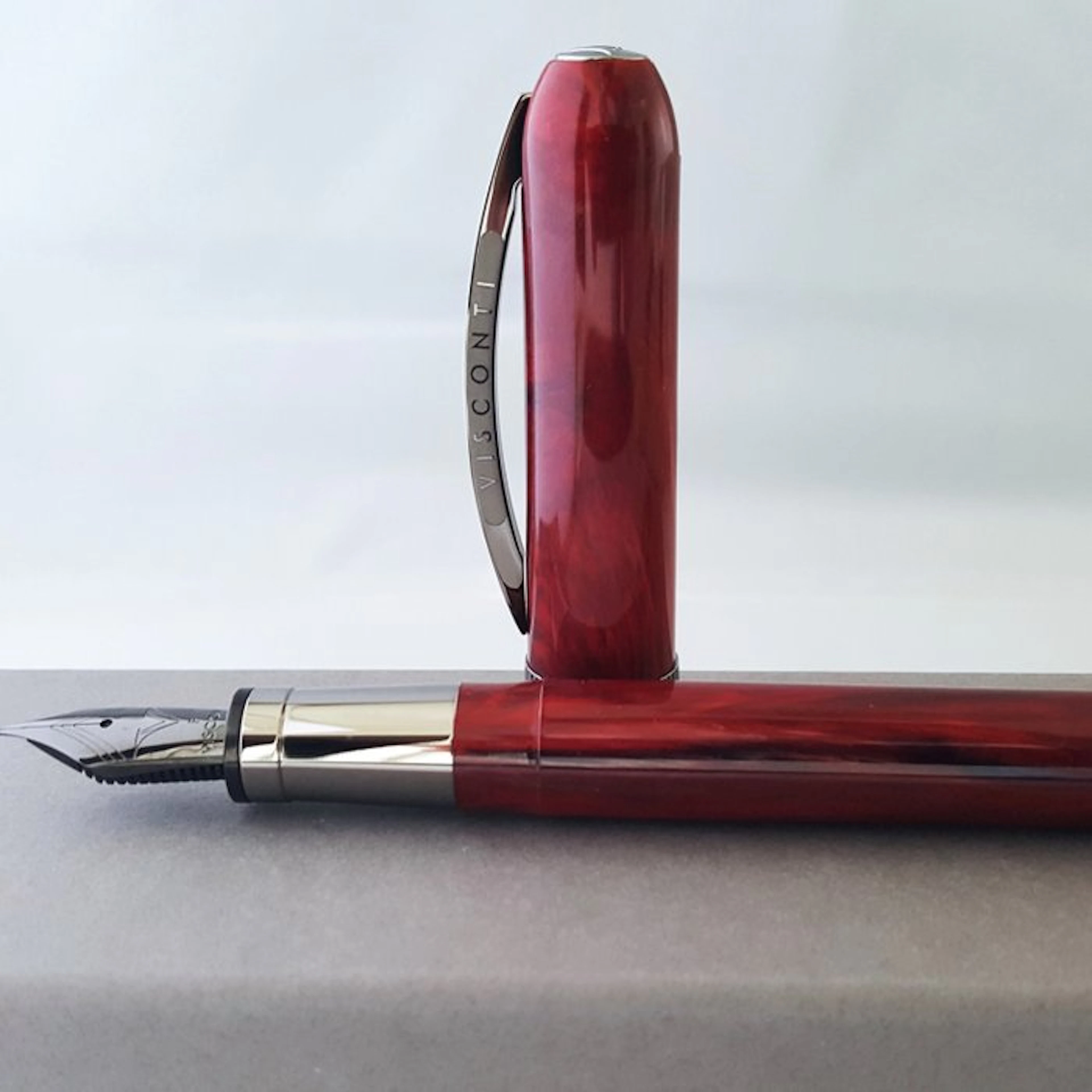 Visconti - Marble - Bordeaux - Black Silver - New - No...