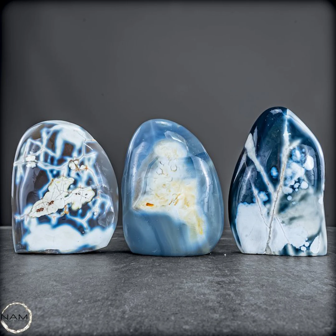 Exclusive Orca Agate Set – Powerful drawing in natural...