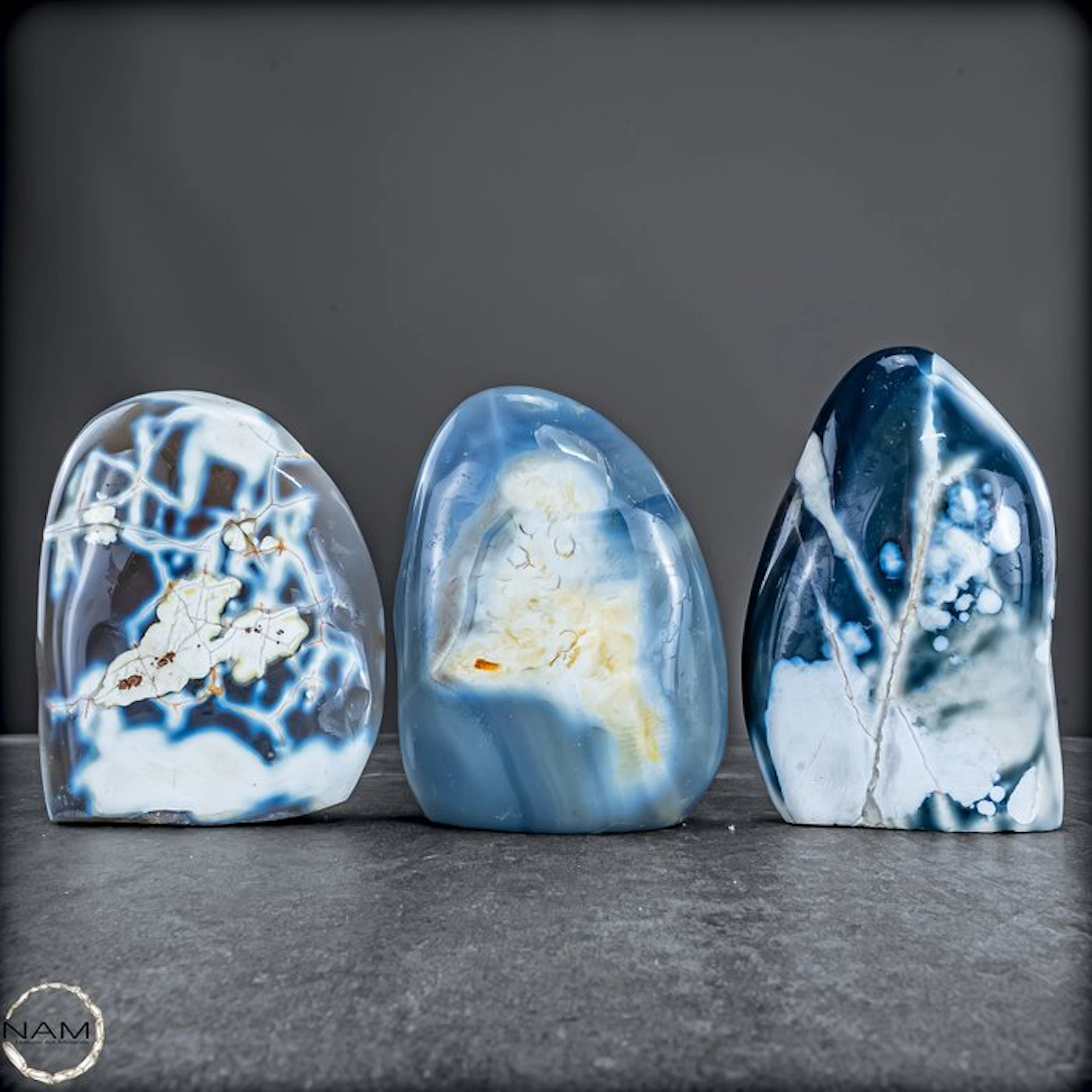 Exclusive Orca Agate Set – Powerful drawing in natural...