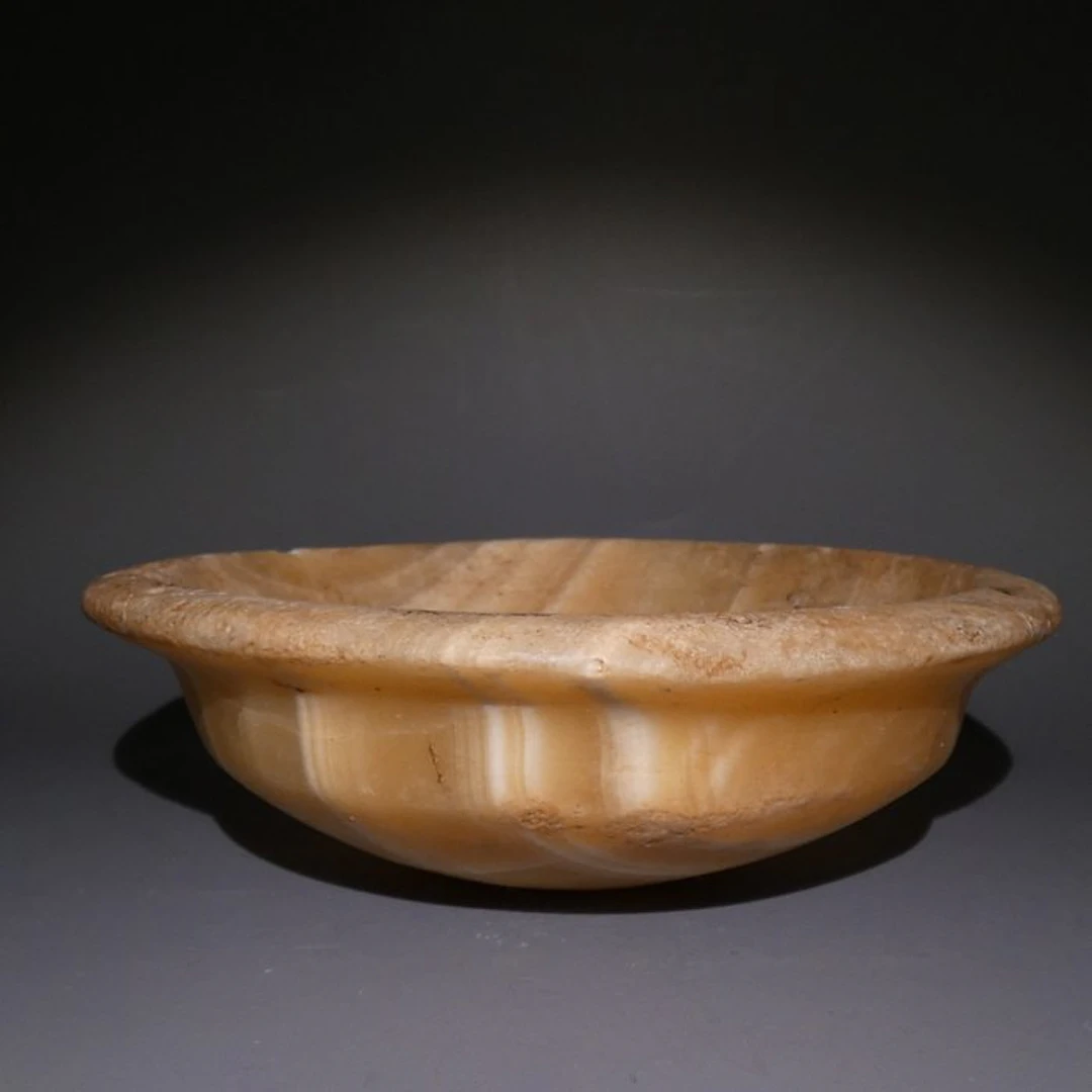 Ancient Egyptian Alabaster Vessel Cup