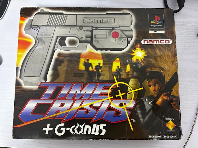 Namco, Sony - Playstation 1 (PS1) - Time Crisis - Video game